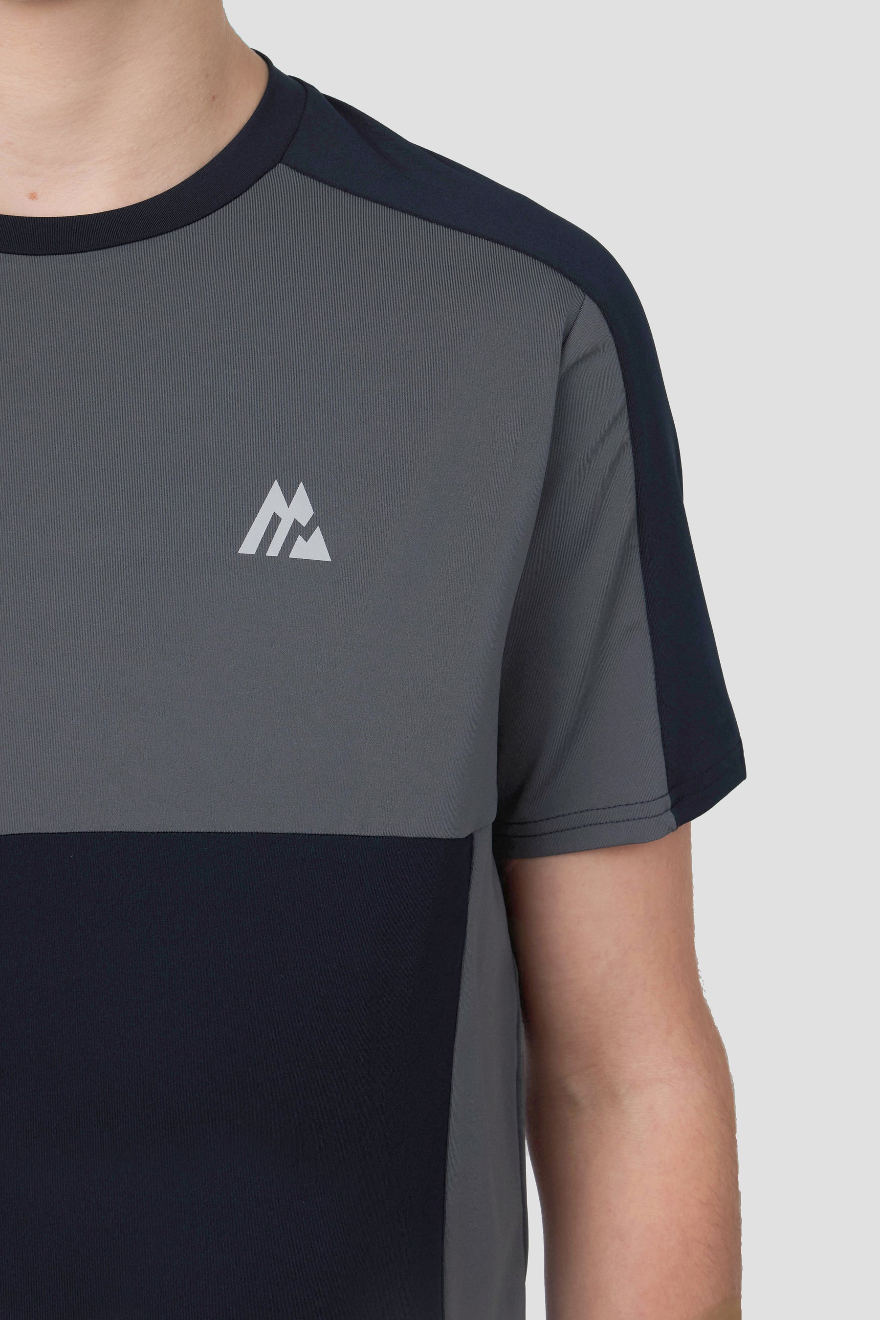 Boys Cerberus T-Shirt - Navy Void/Neon Sky/Slate Grey