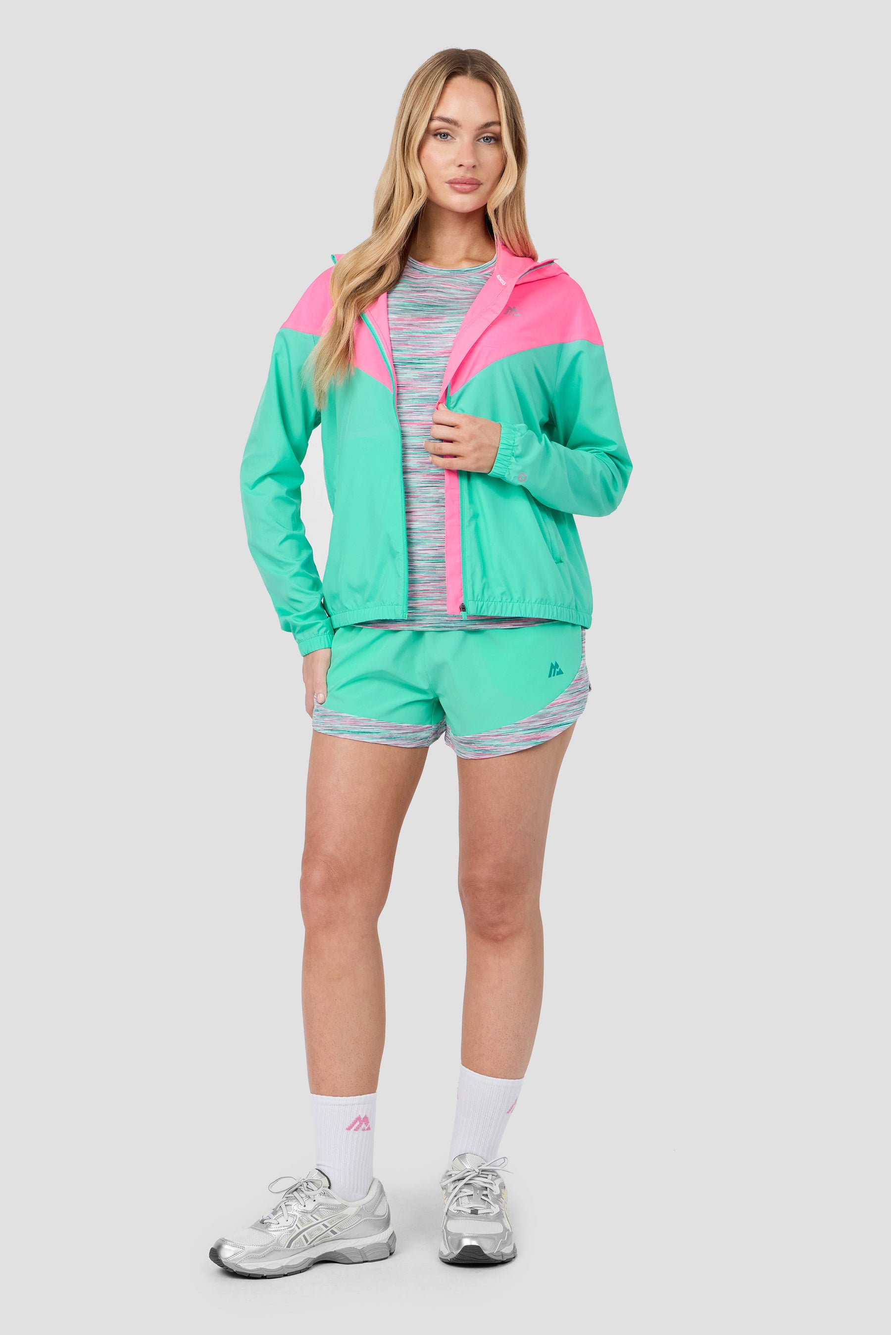Move Windbreaker - Fuchsia/Teal Mist