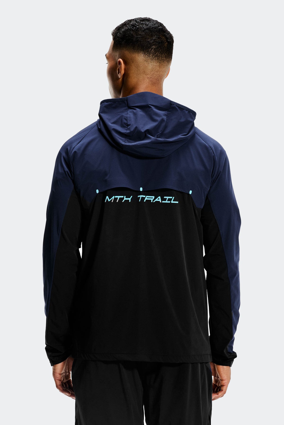 MTX Trail Traction Windbreaker - Black/Midnight Blue