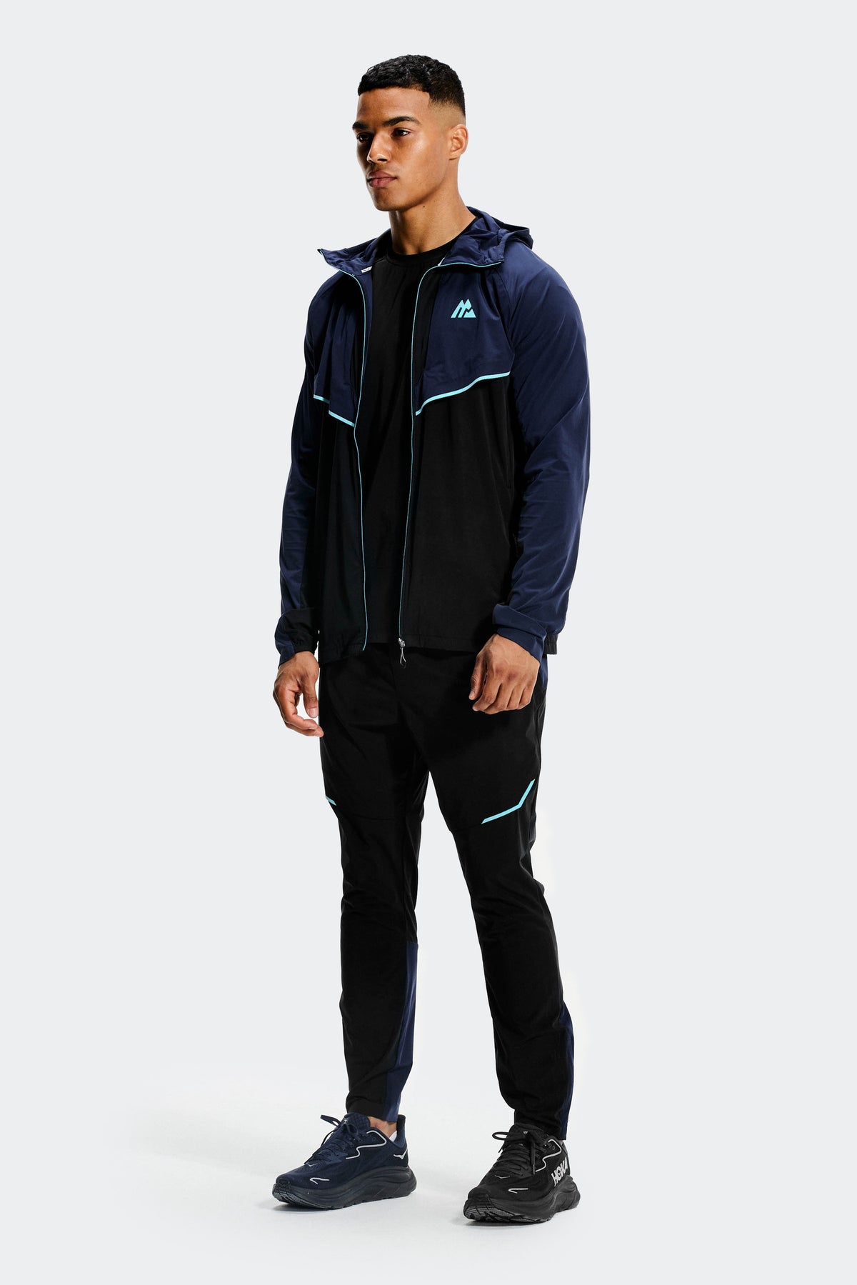 MTX Trail Traction Windbreaker - Black/Midnight Blue