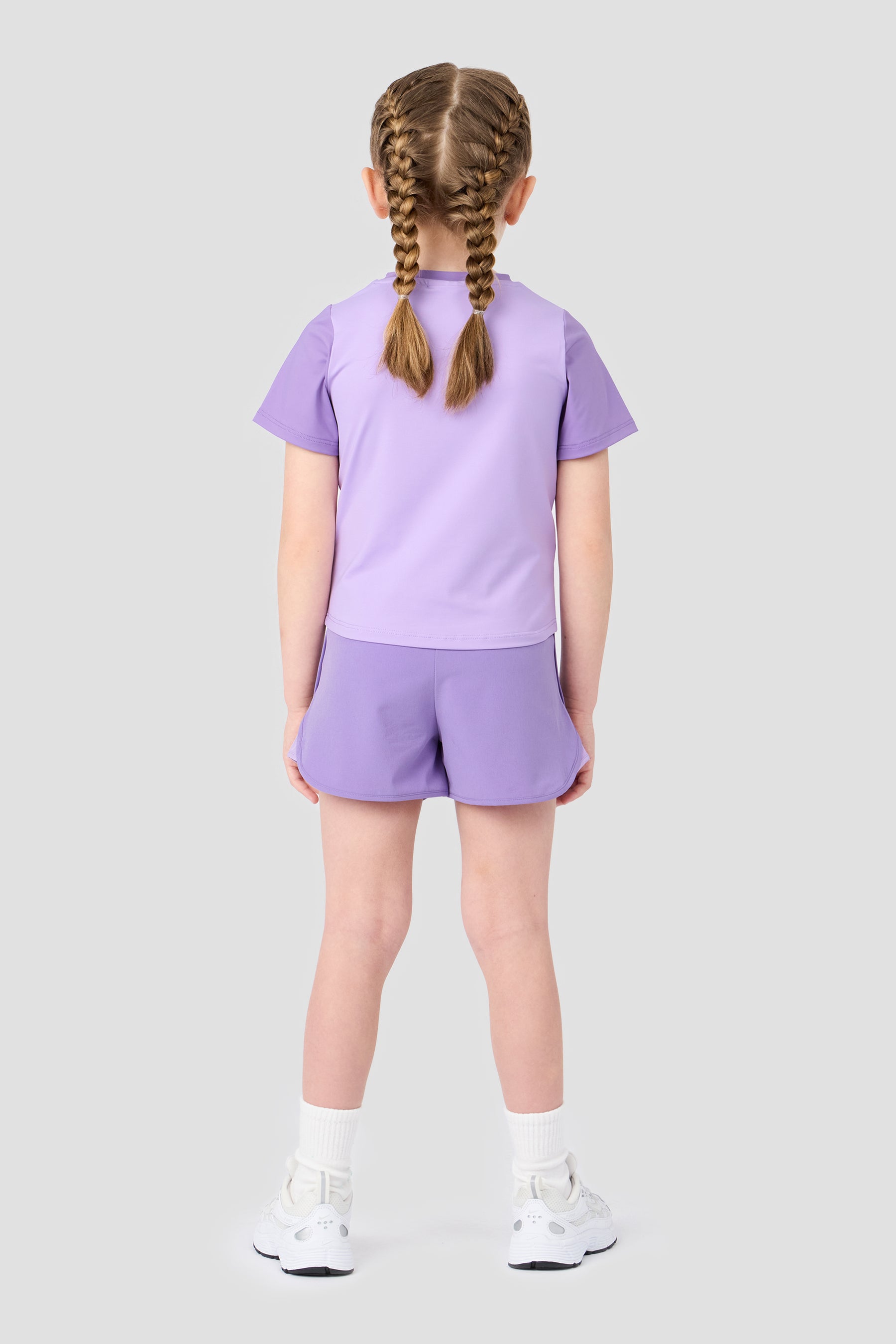 Infant Girls Bounce T-Shirt/Short Set - Parma/Lilac Chalk
