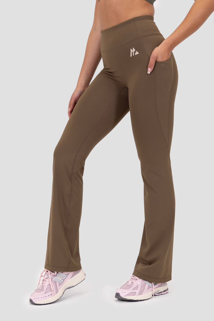 Aura Flared Legging - Macchiato