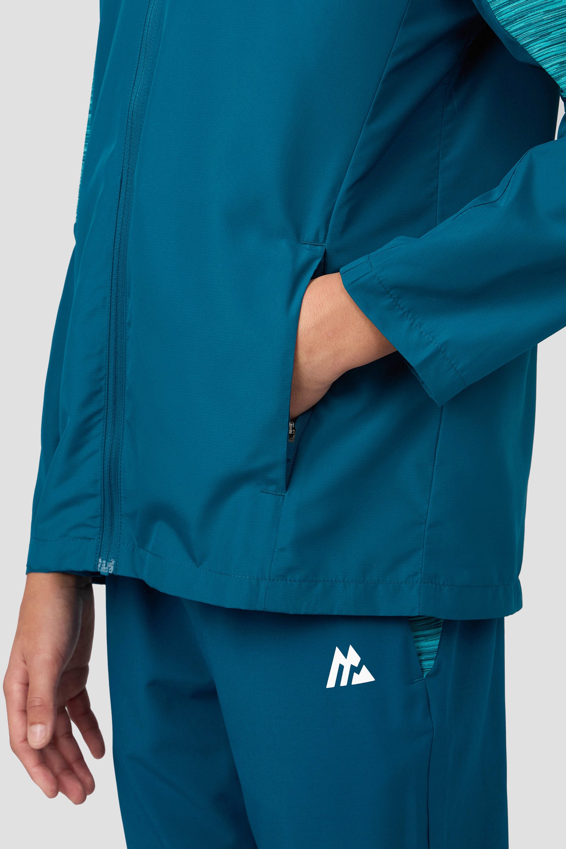 Trail 2.0 Windbreaker - Teal Multi