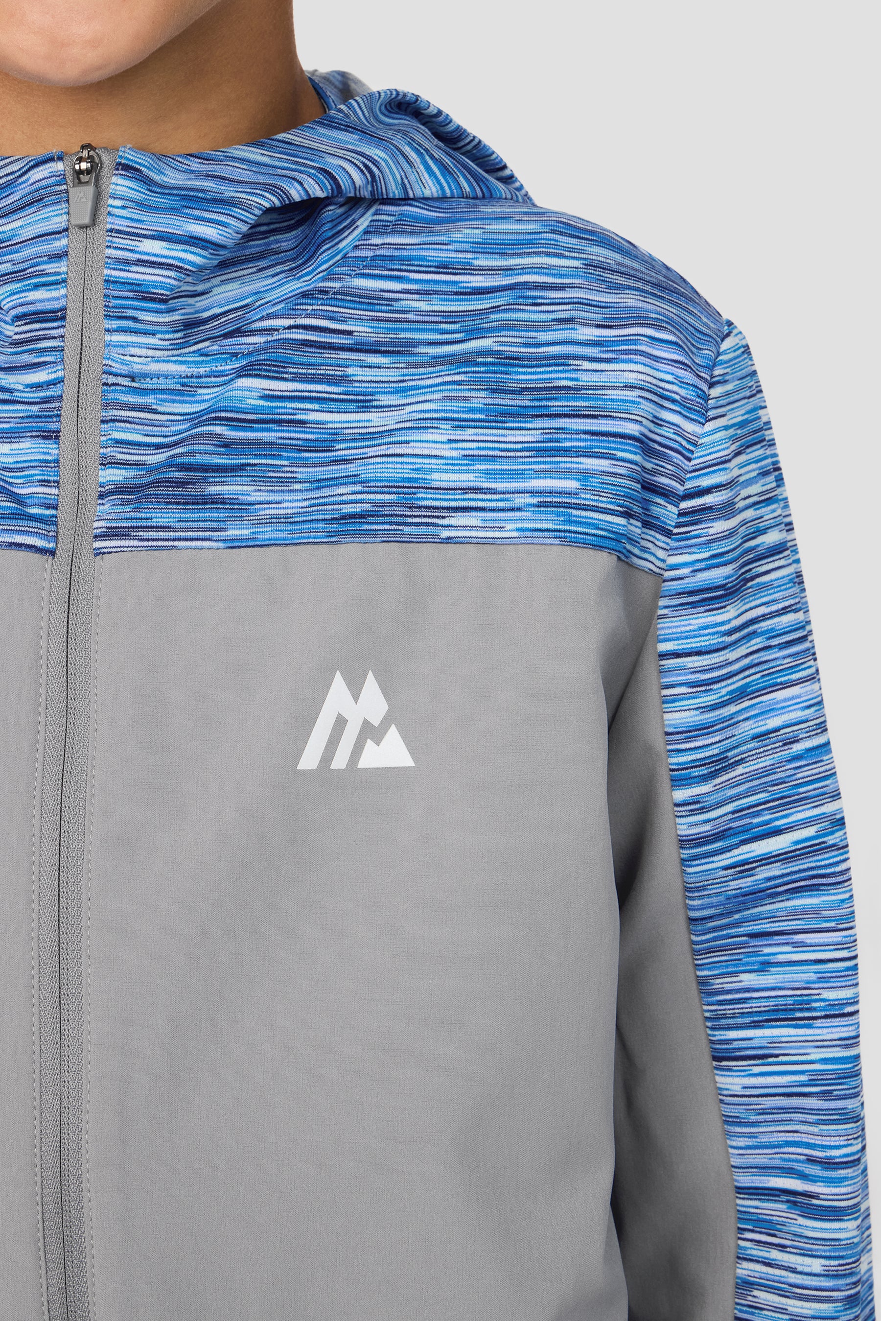 Boys Trail Windbreaker - Blue/White