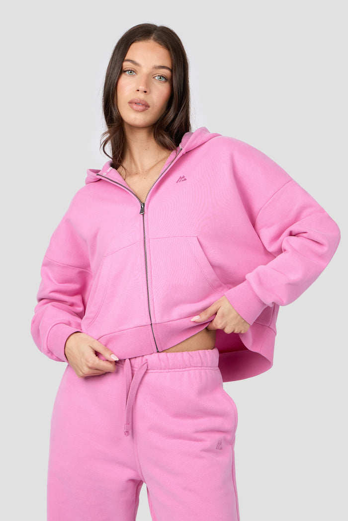 Form Full Zip Hood - Sugar Pink
