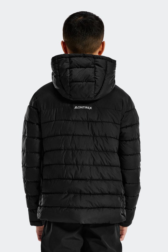 Boys Rift Puffer Jacket - Black/Asphalt