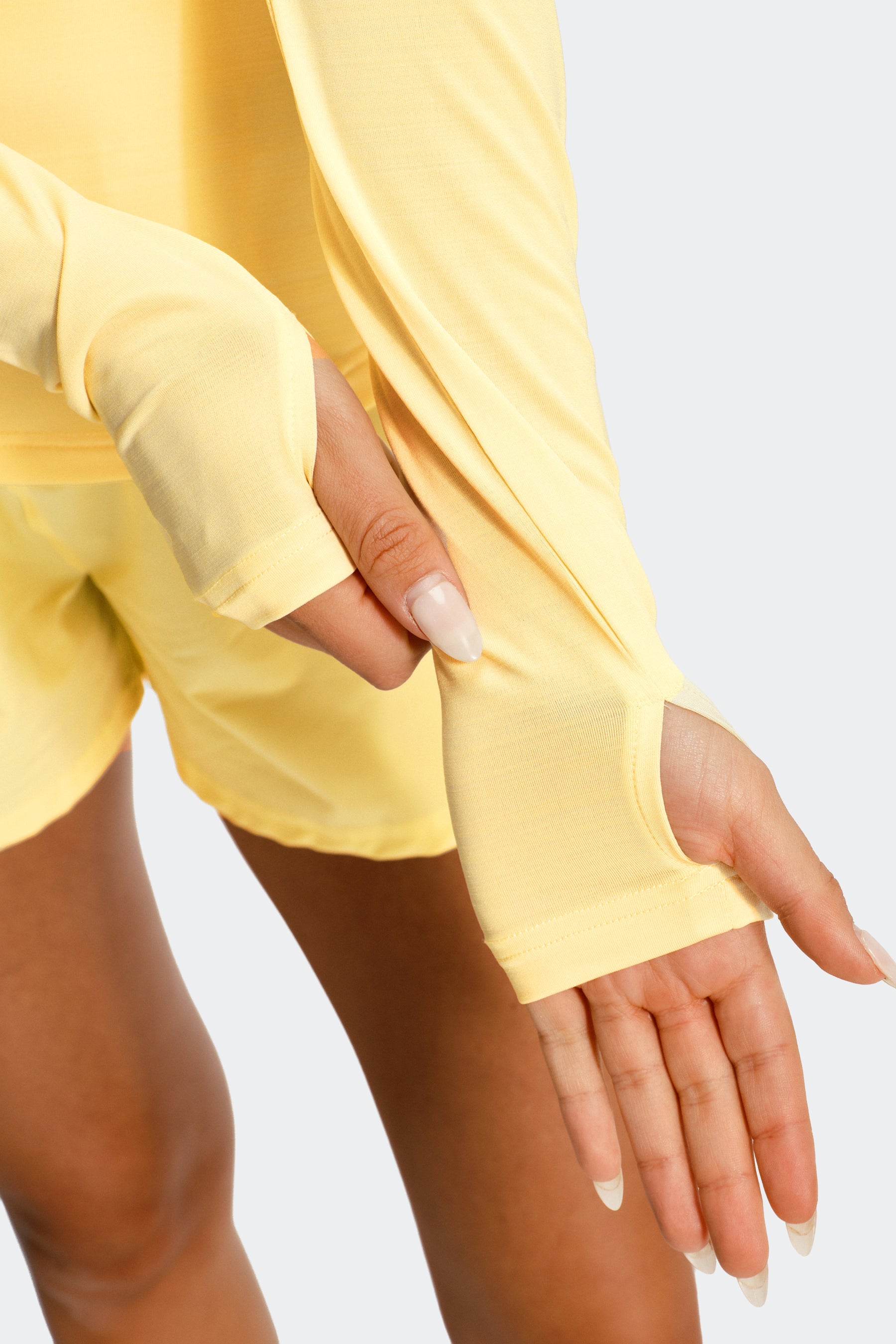 Breathe 1/4 Zip - Lemon