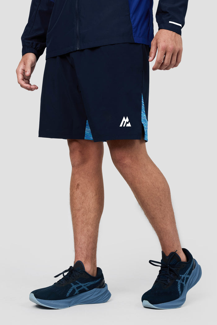 Trail Panel Short - Navy/Royal Blue Multi