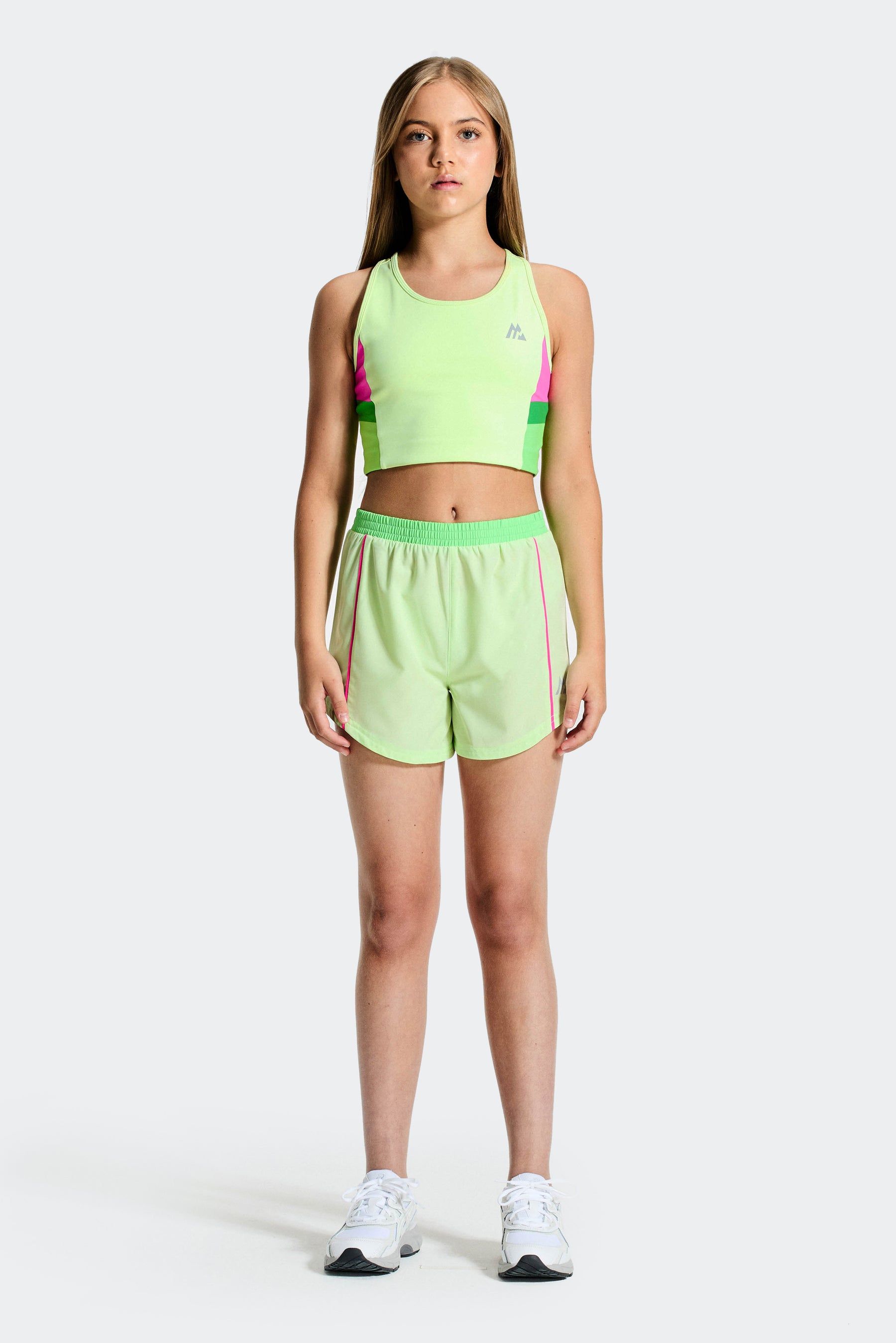 Girls Lumina Short - iced Matcha/Pistachio/Magenta