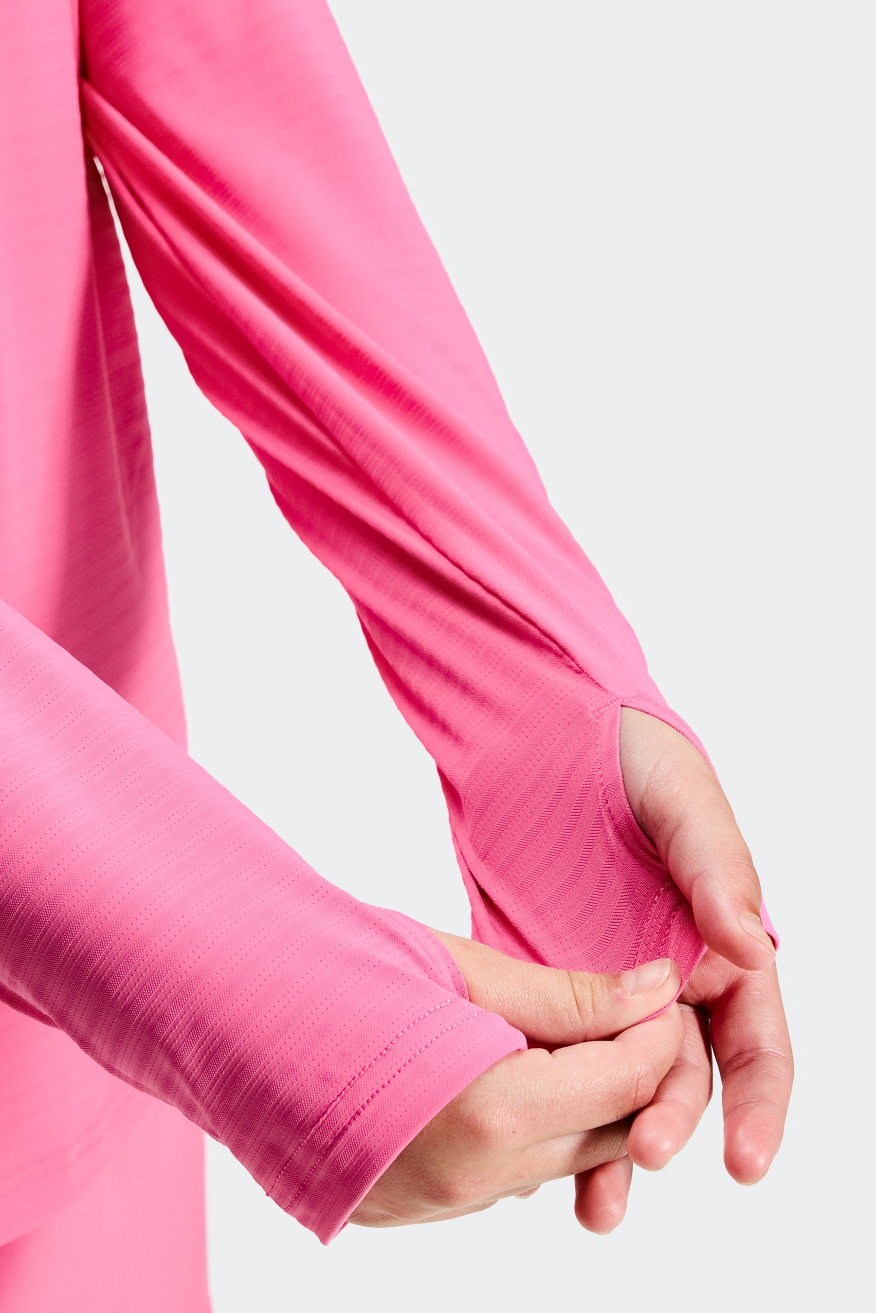 Girls Energy 1/4 Zip - Peony Pink