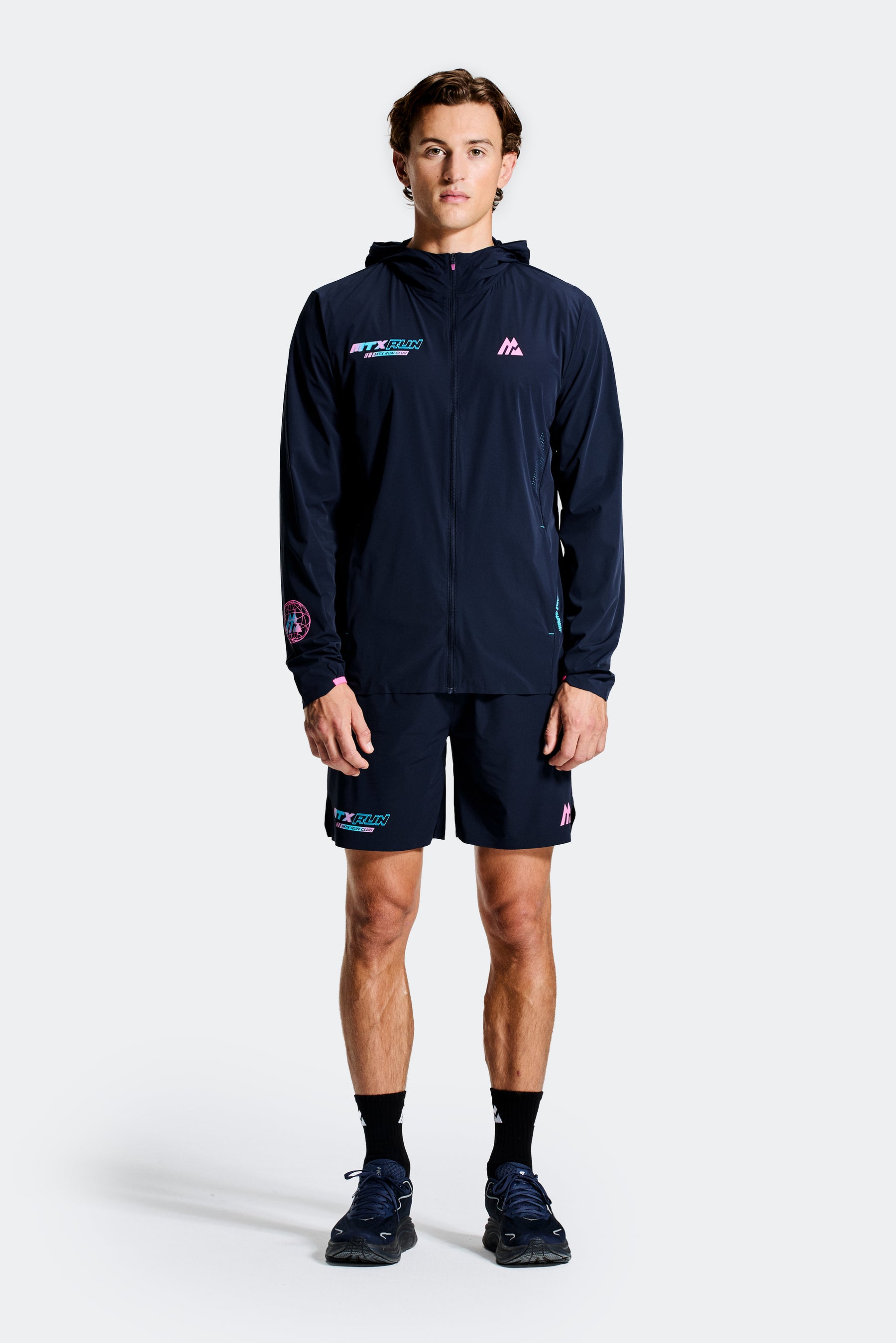 MTX Run Vertex Windbreaker - Midnight Blue