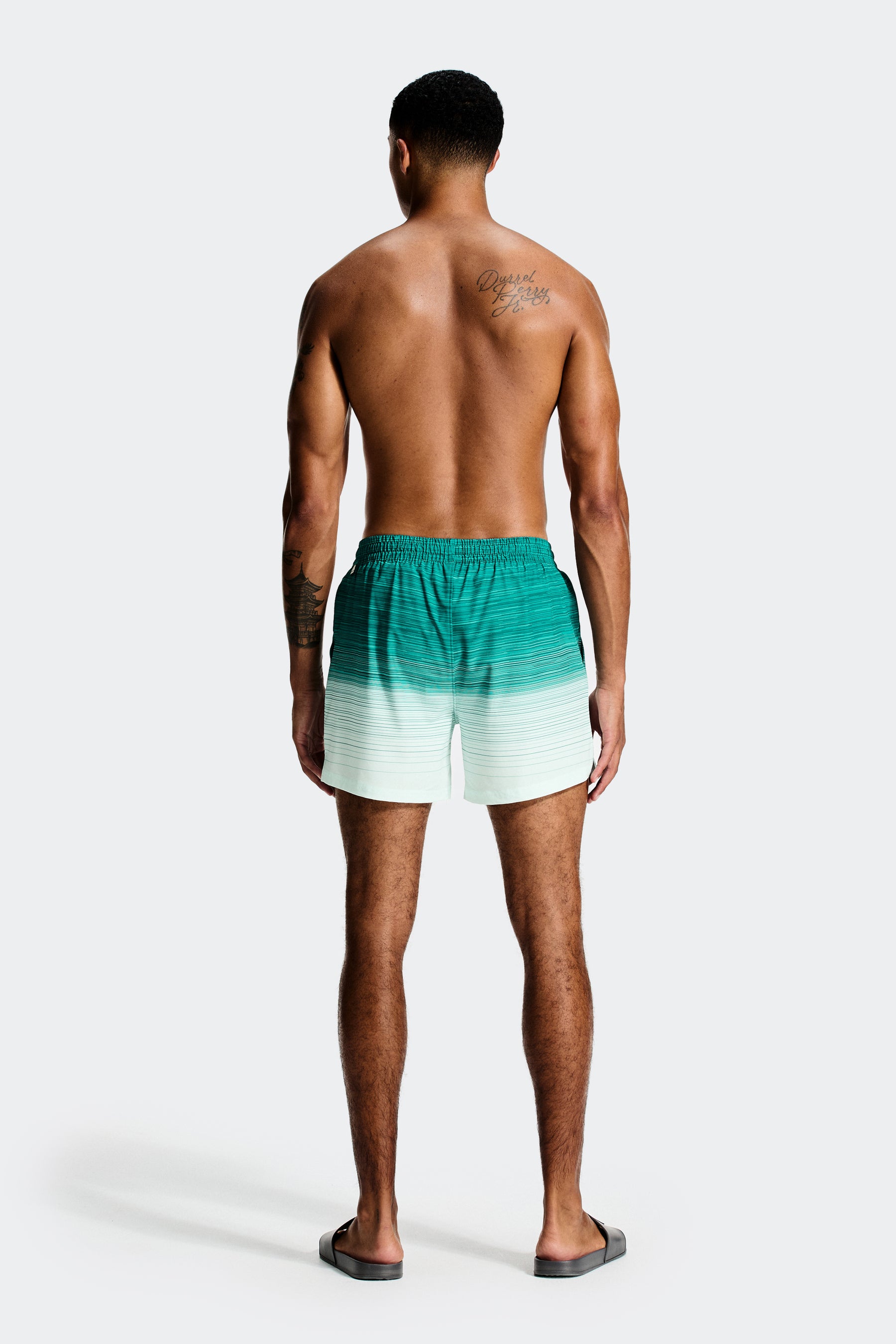 Trail Swim Short - Deep Teal/Water Spring