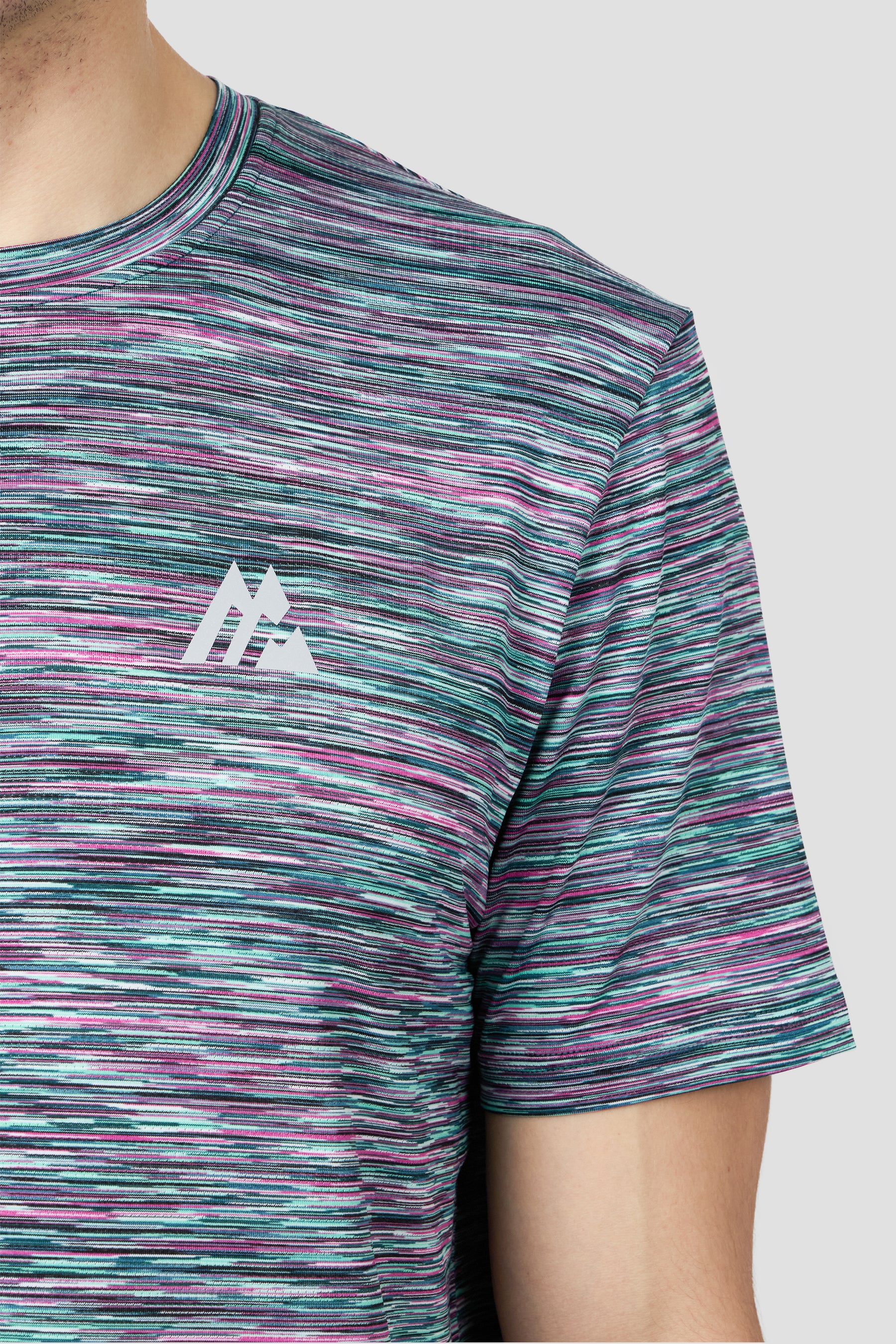 Trail T-Shirt - Black/Teal/Pink/White