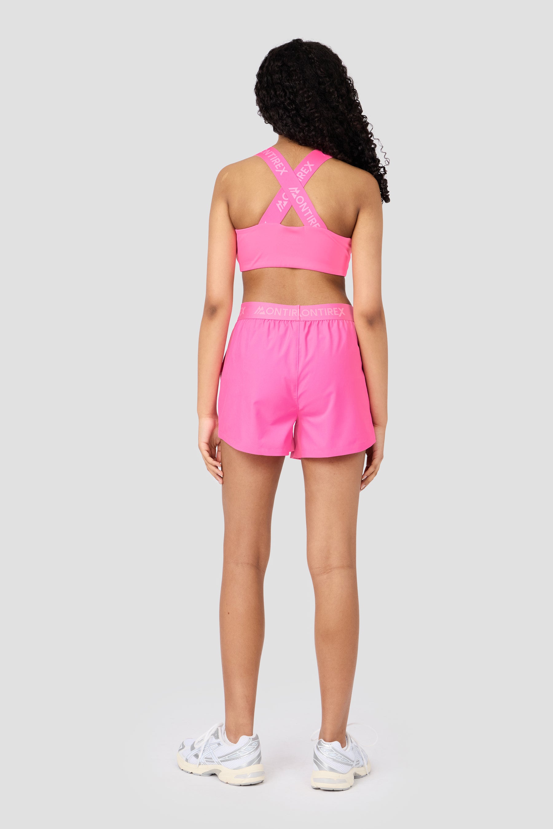 Girls Icon Woven Short - Fuchsia