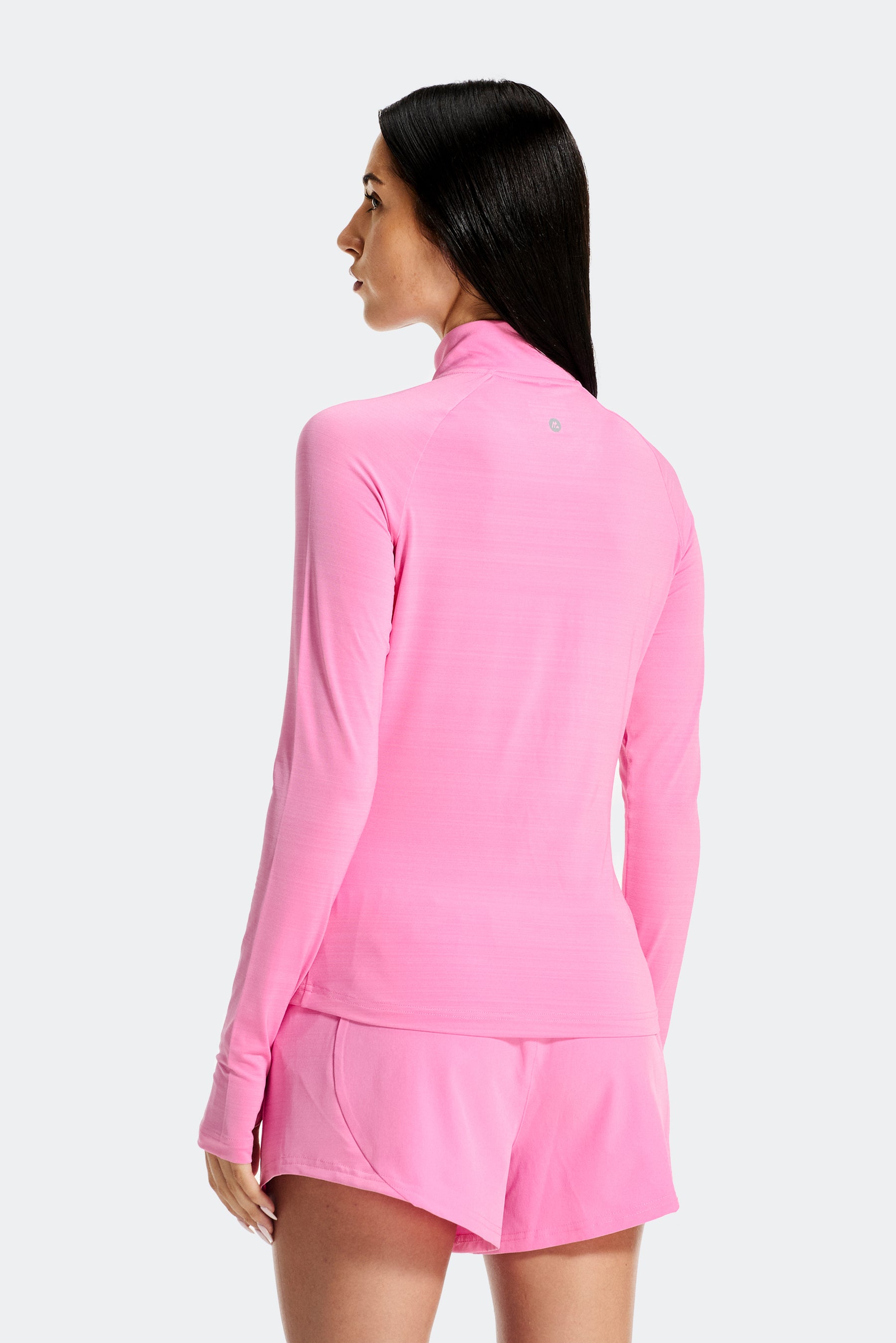 Breathe 1/4 Zip - Pink Lemonade