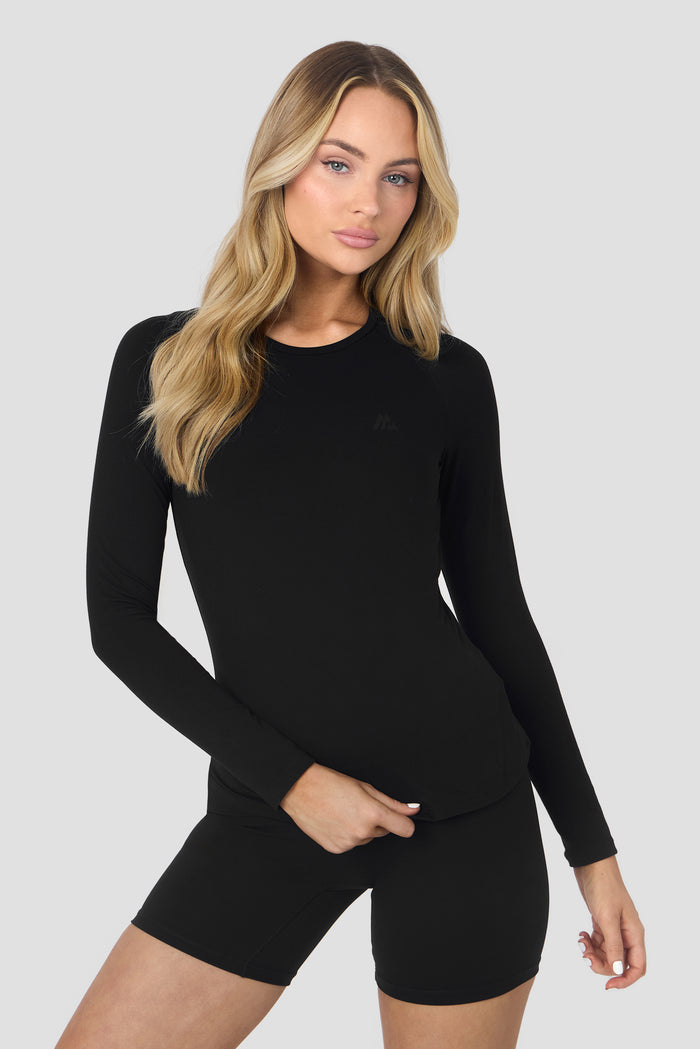 Form Long Sleeve T-Shirt - Black