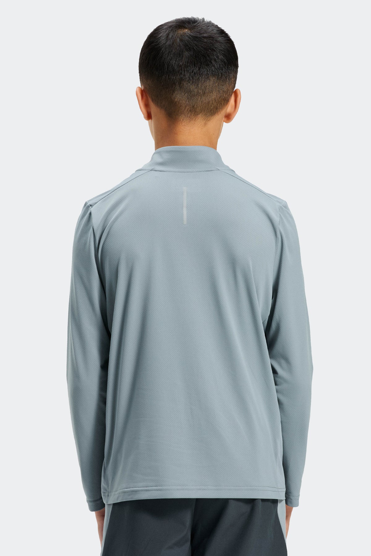 Boys Delta 1/4 Zip - Steel
