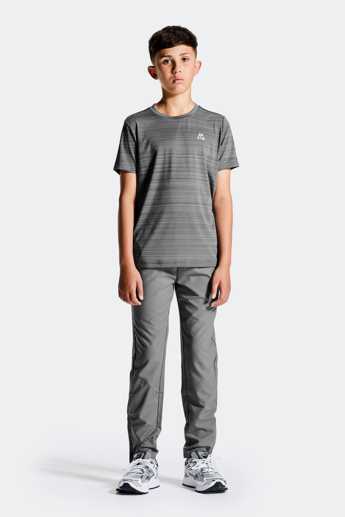Boys Drift T-Shirt - Cement Grey/Asphalt