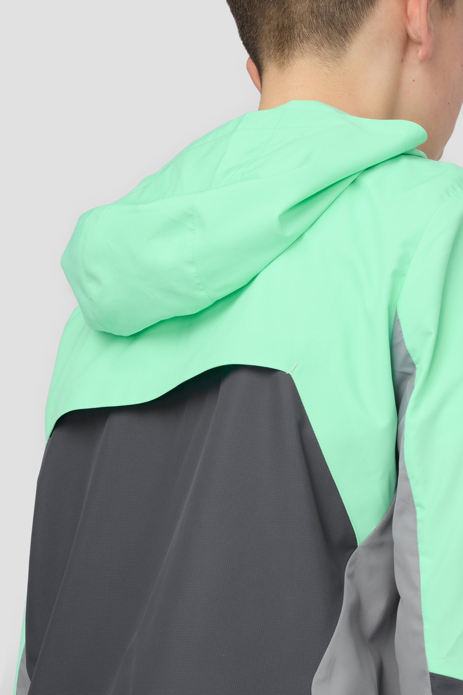 Boys Spectra Windbreaker - Duck Egg/Slate Grey/Platinum Grey