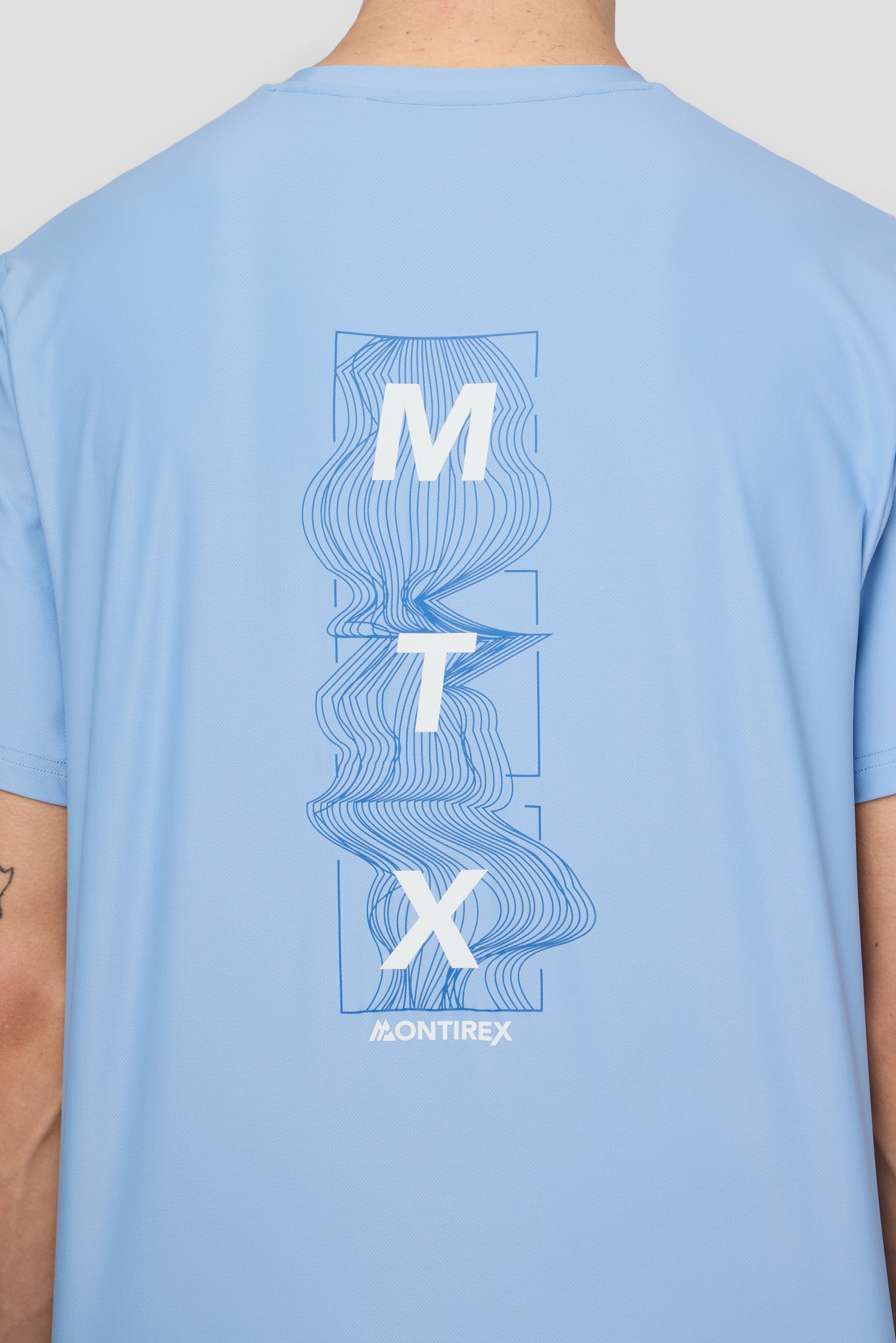 Frequency T-Shirt - Cloudy Blue/Charcoal Blue