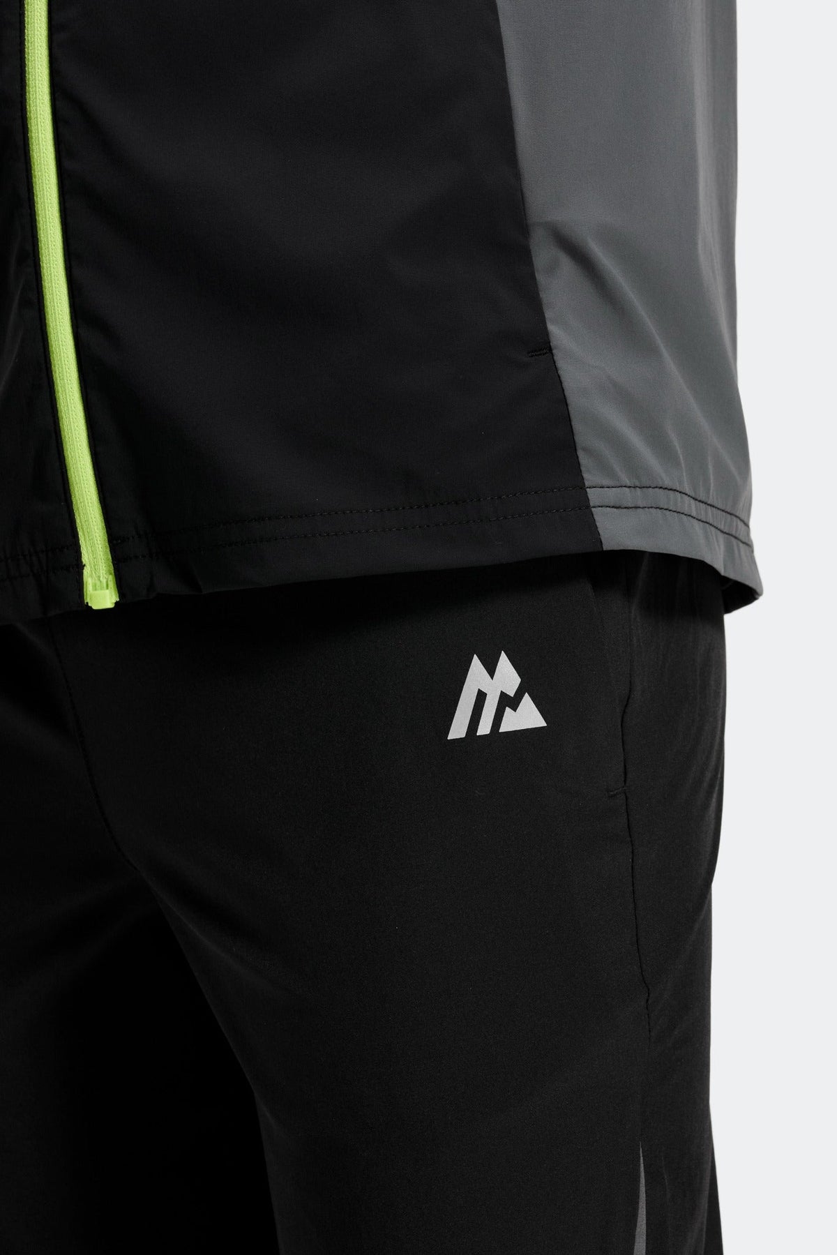 Boys MTX Run Apollo Pant - Black/Asphalt/Apple Crush