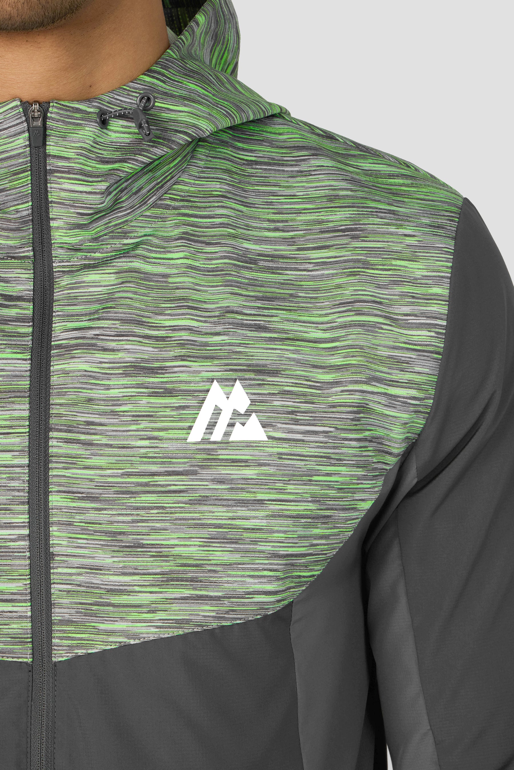 Trail 3.0 Windbreaker - Grey/Neon Green