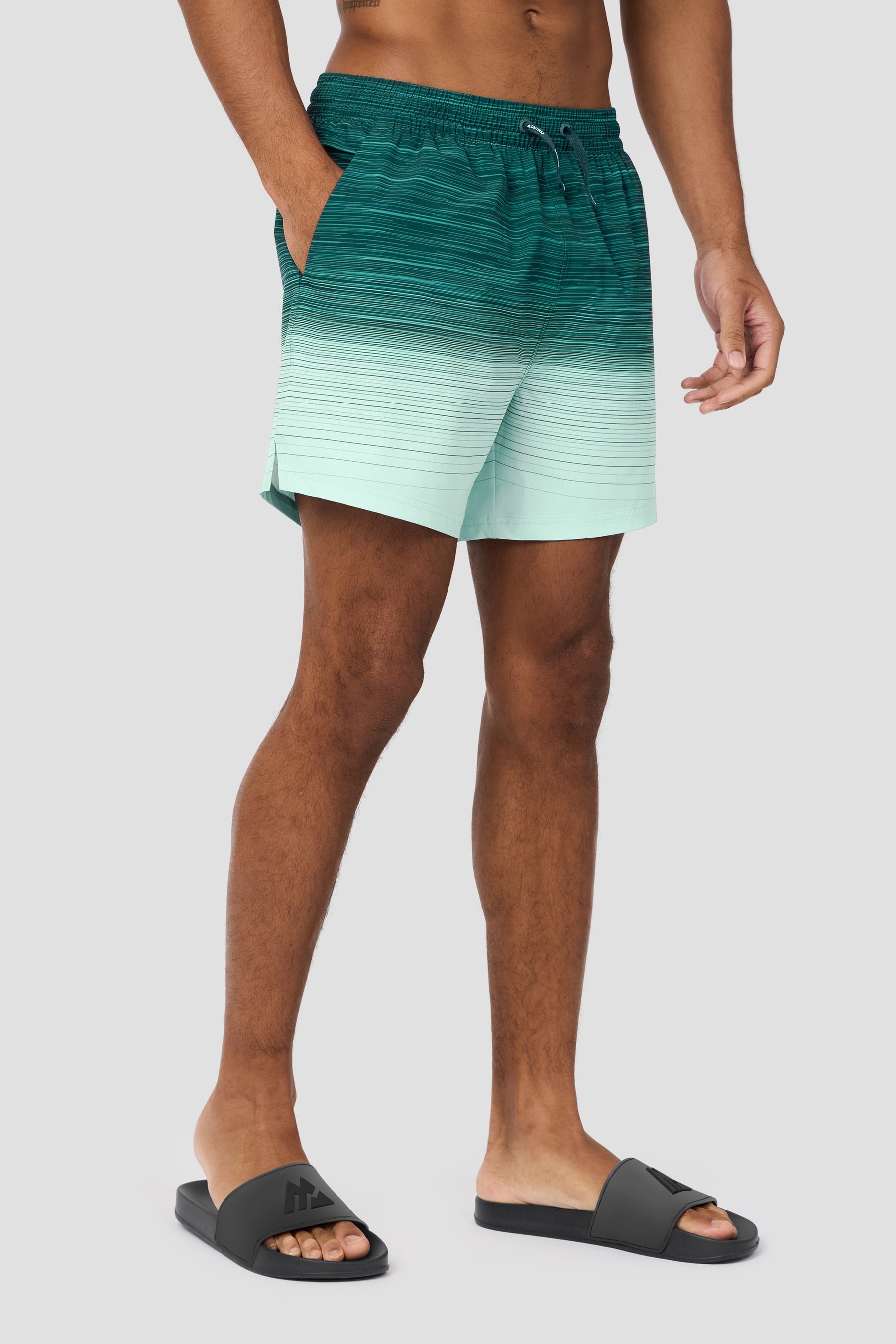 Trail Swim Short - Deep Teal/Water Spring