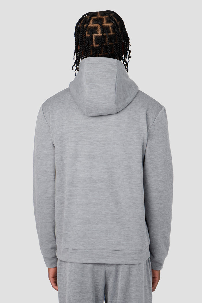 Rapid Fleece Hood - Cement Grey