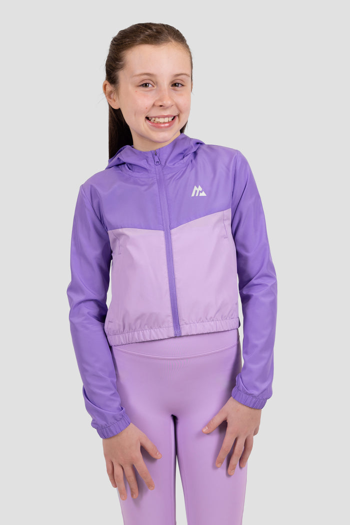 Meisjes Pace 2.0 Windbreaker - Koninklijk Paars/Parma