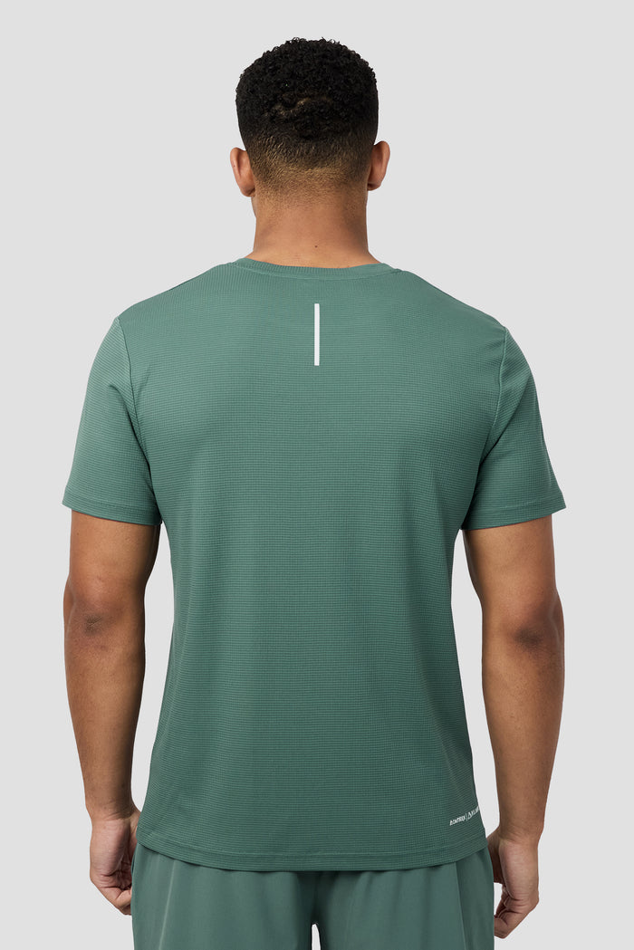 Peak Gridded T-Shirt - Dolphin