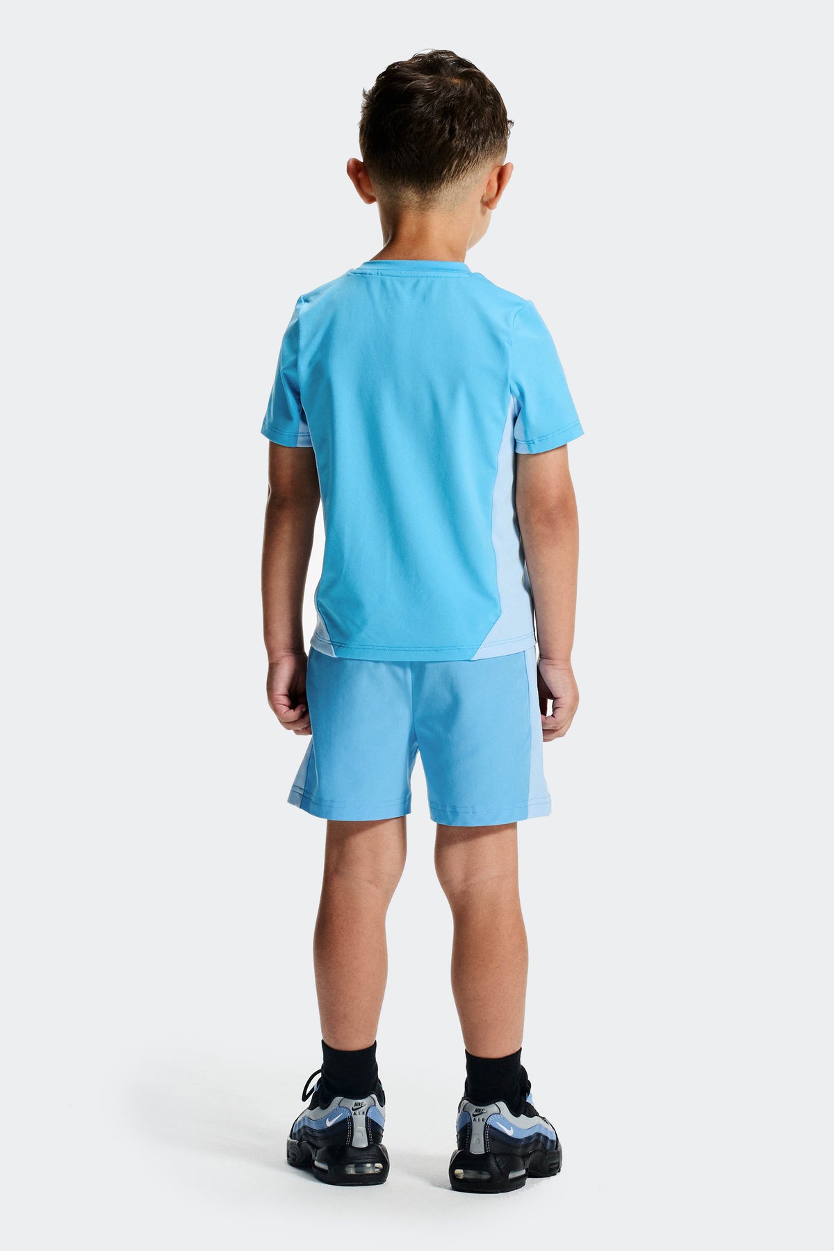 Baby Jongens Peak 2.0 T-Shirt/Korte Broek Set - Blauwe Bloesem/Zalig Blauw