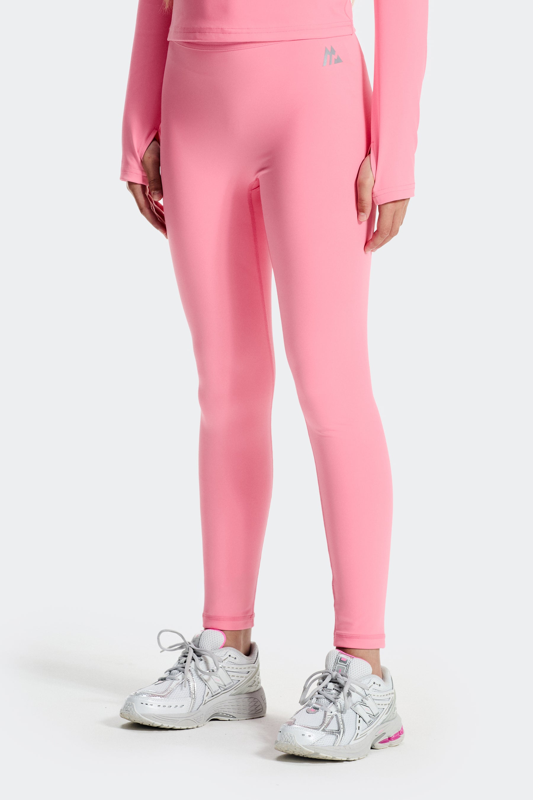 Girls Icon Full Length Legging - Sweet Pink