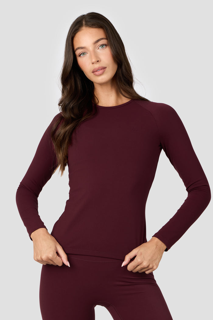 Form Long Sleeve T-Shirt - Malbec