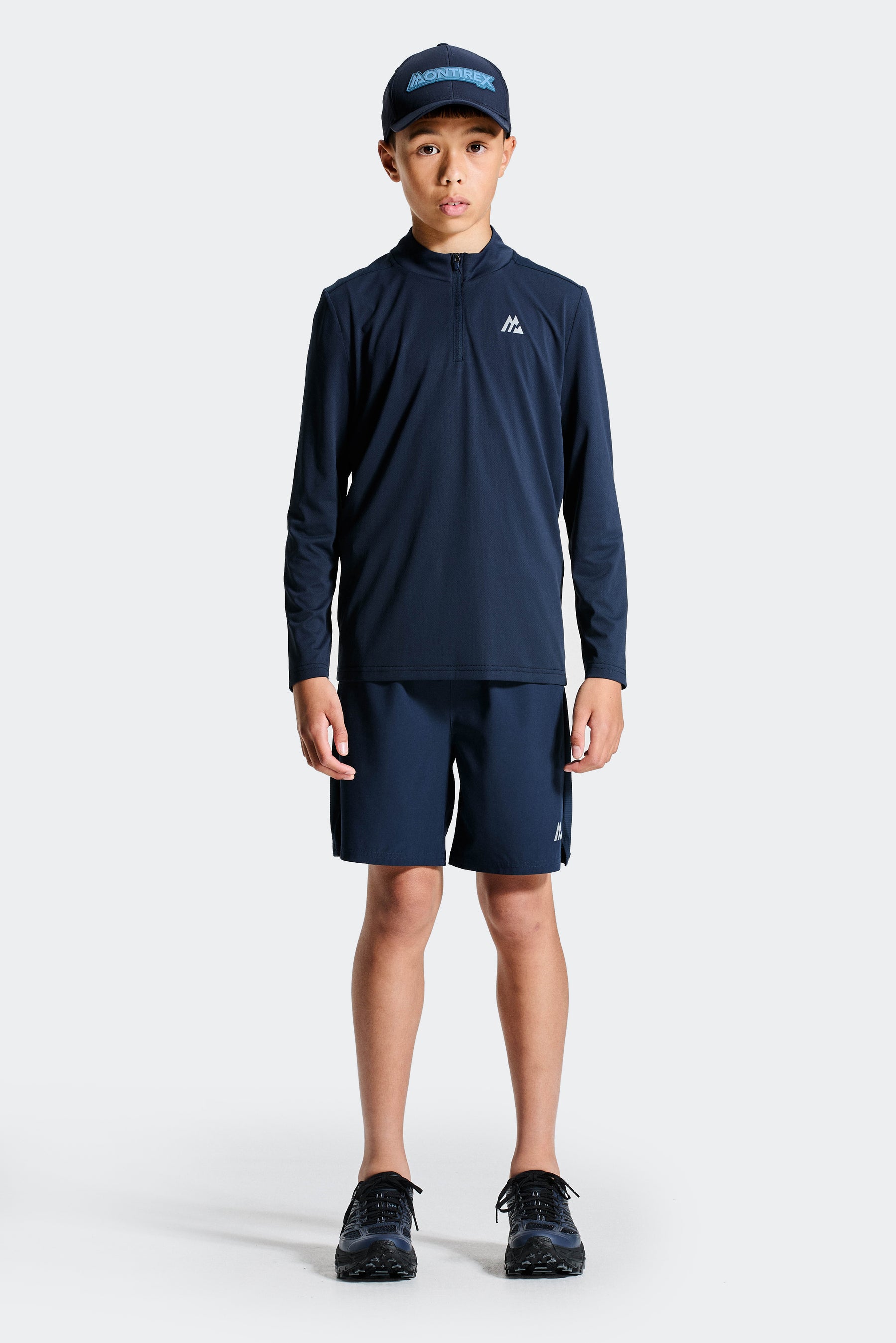 Boys Delta 1/4 Zip - Midnight Blue