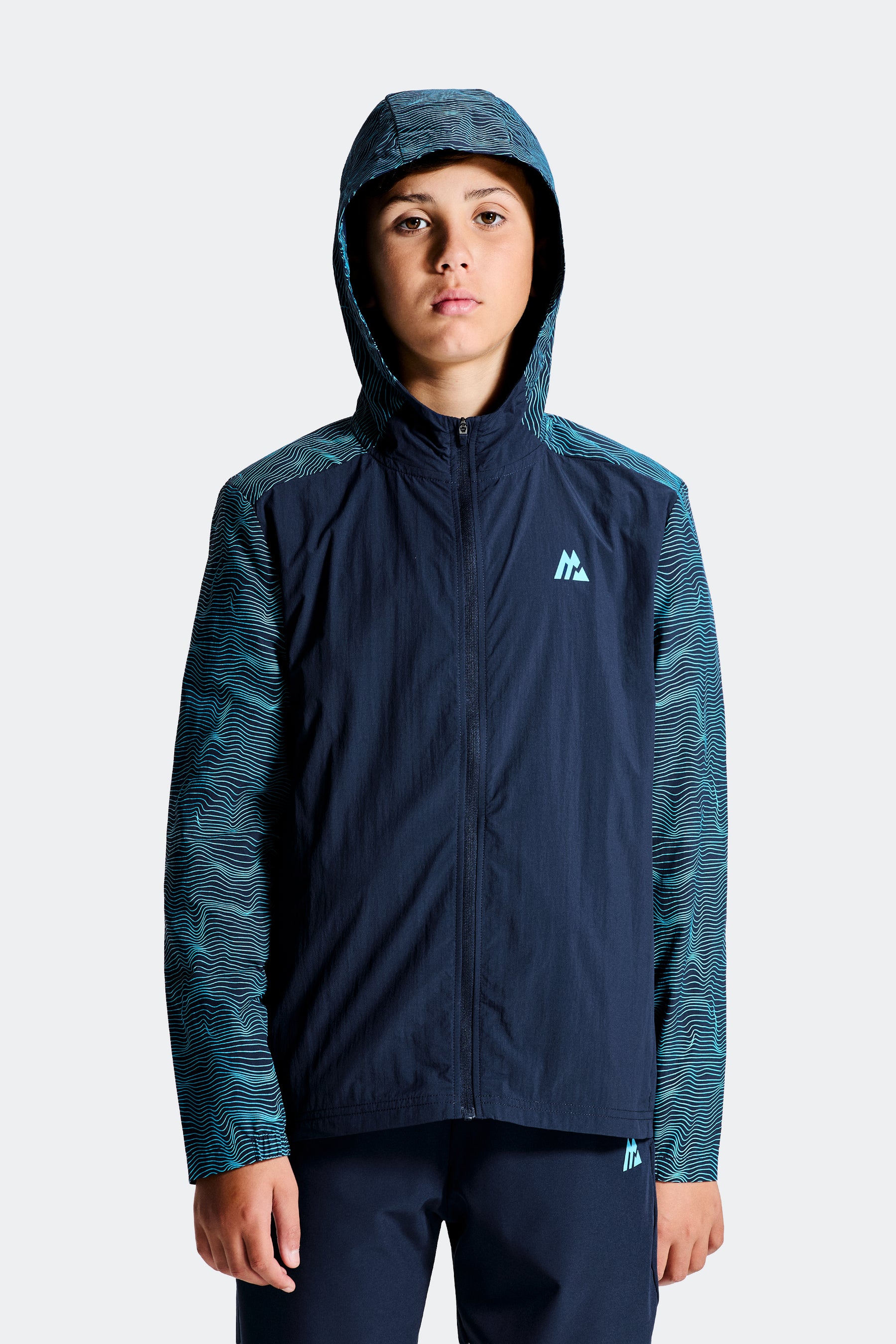 Boys Energy Jacket - Midnight Blue/Neon Sky