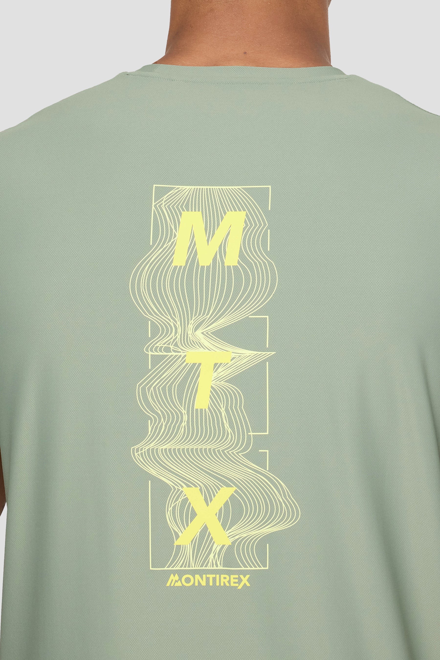 Frequency T-Shirt - Green Slate/Citrus