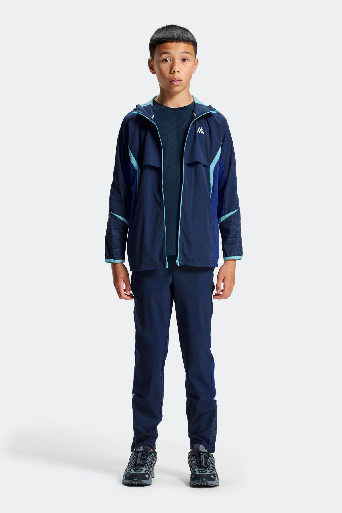 Boys MTX Run Apollo Jacket - Deep Water/Cosmic Blue/Splash