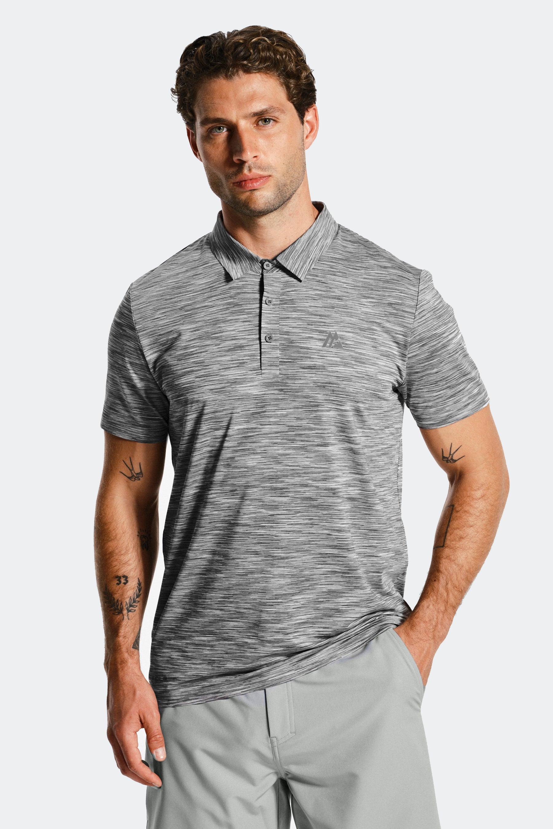 Trail Polo - Grey Multi