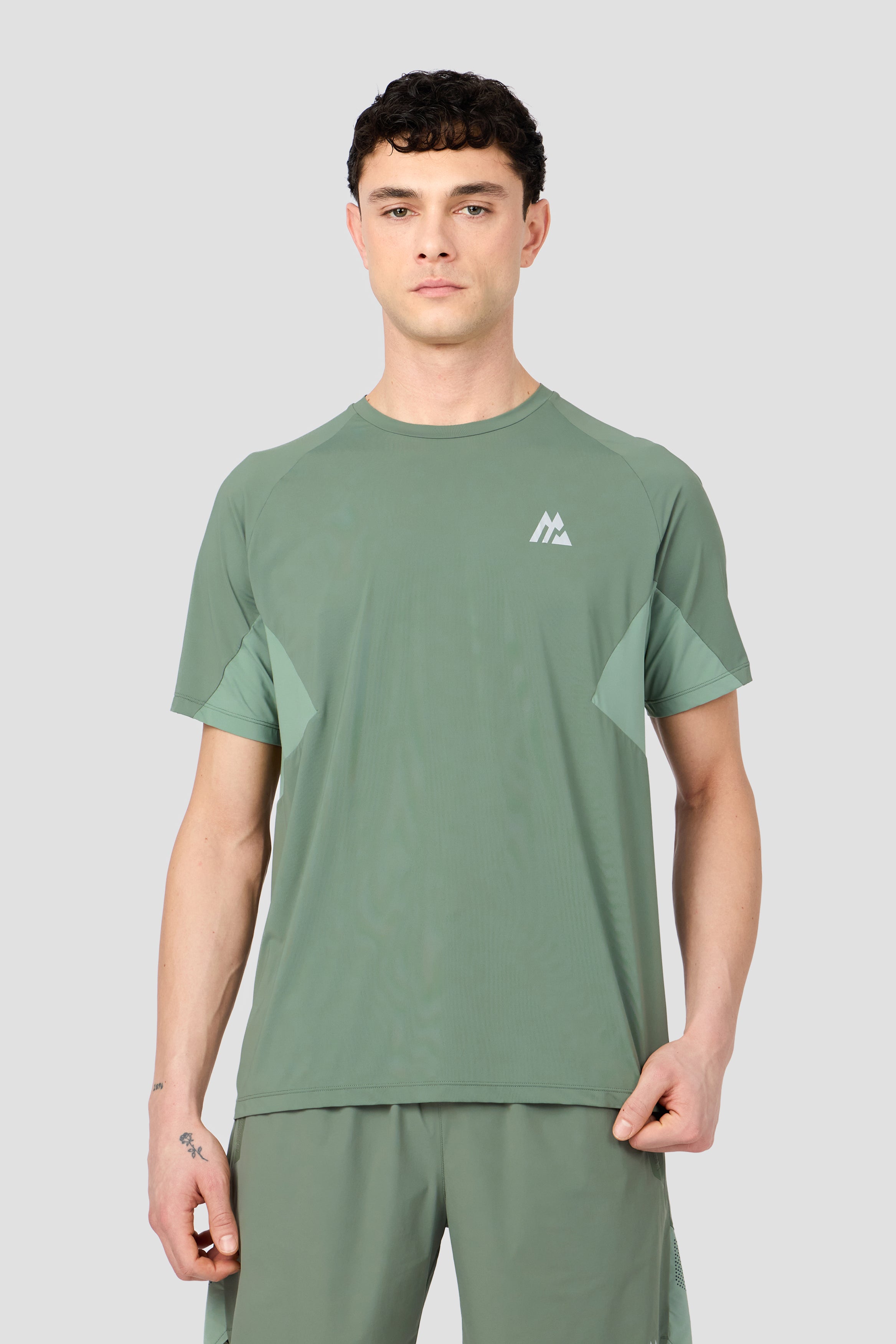 Endurance T-Shirt Green Slate | Montirex Gymwear Sportswear