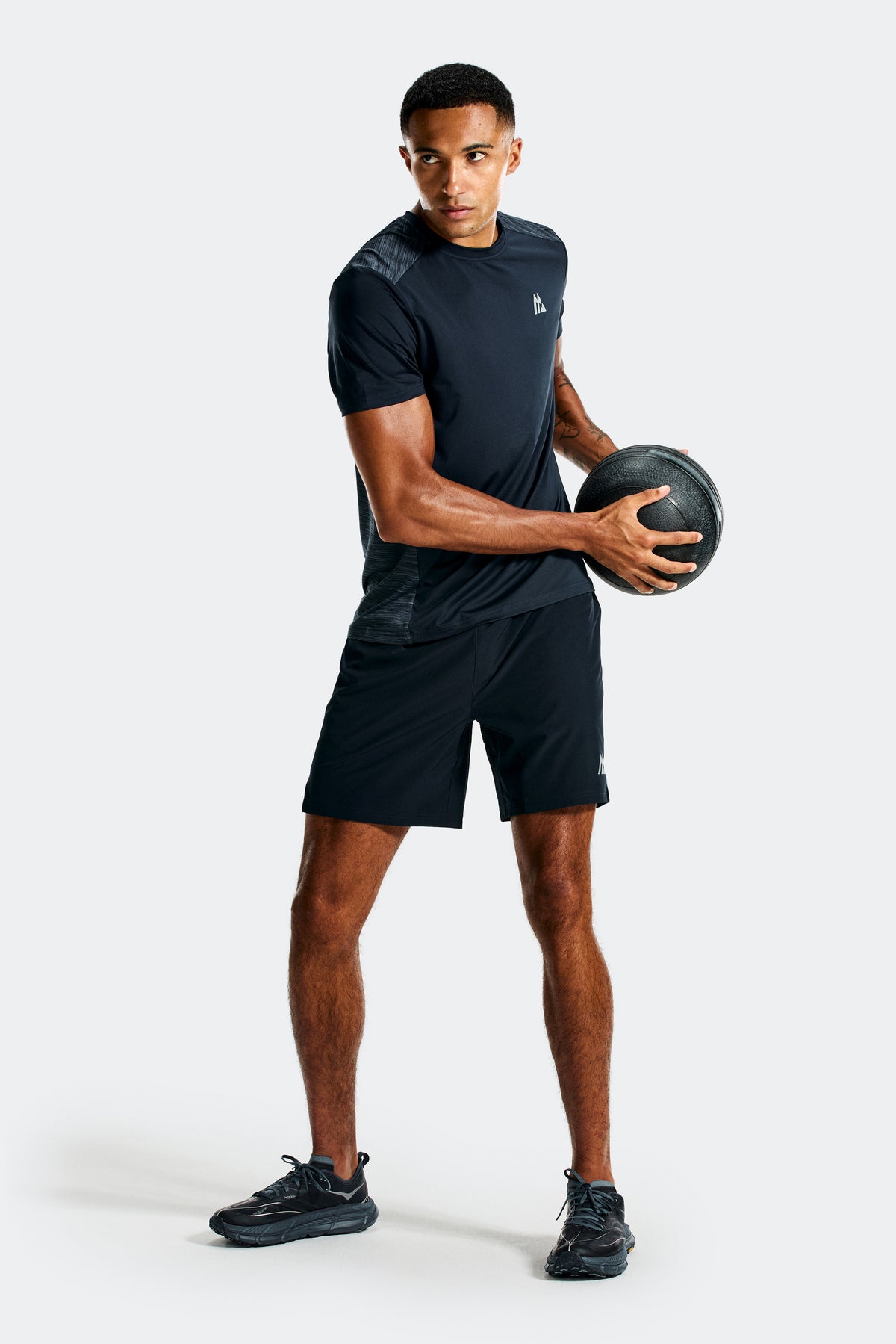 Trail Panel T-Shirt - Navy Shadow/Blue Slate/Navy Abyss