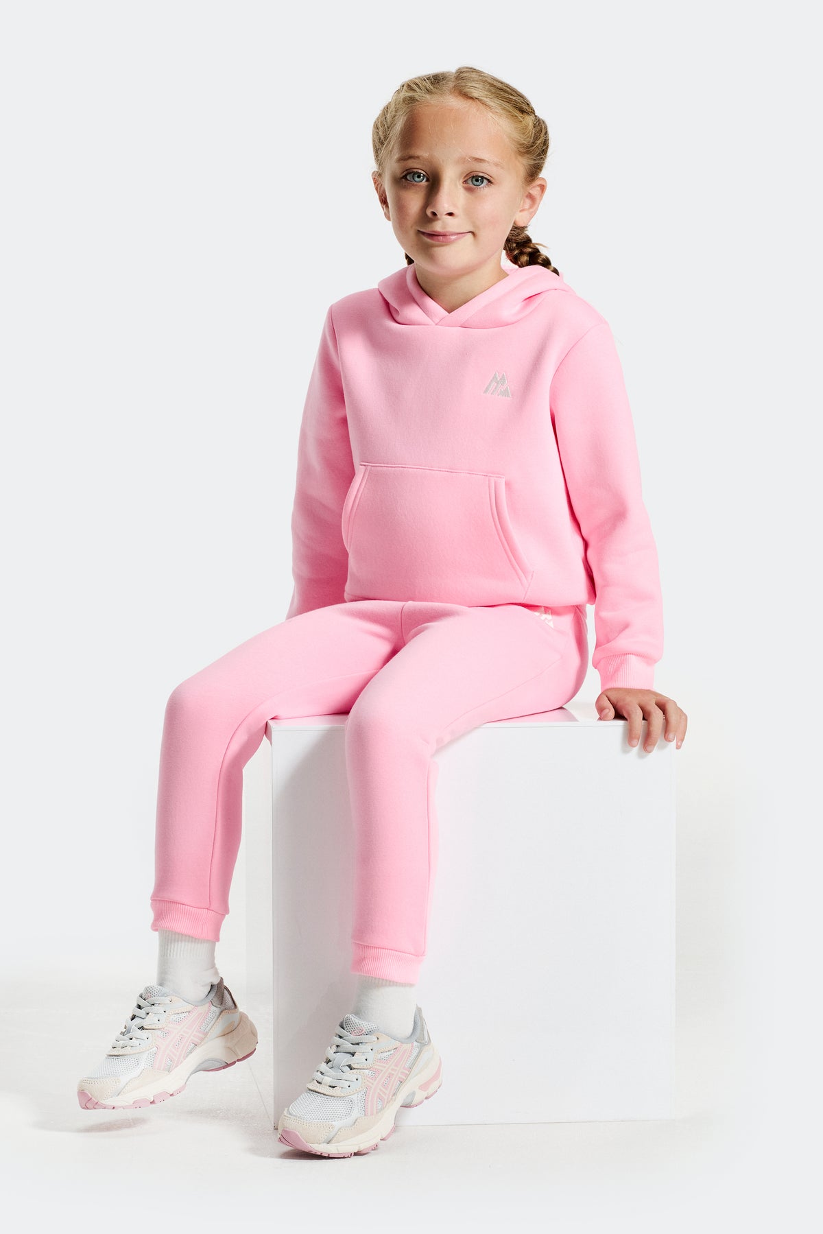 Infant Girls Joy Hood/Jogger Set - Candy Floss