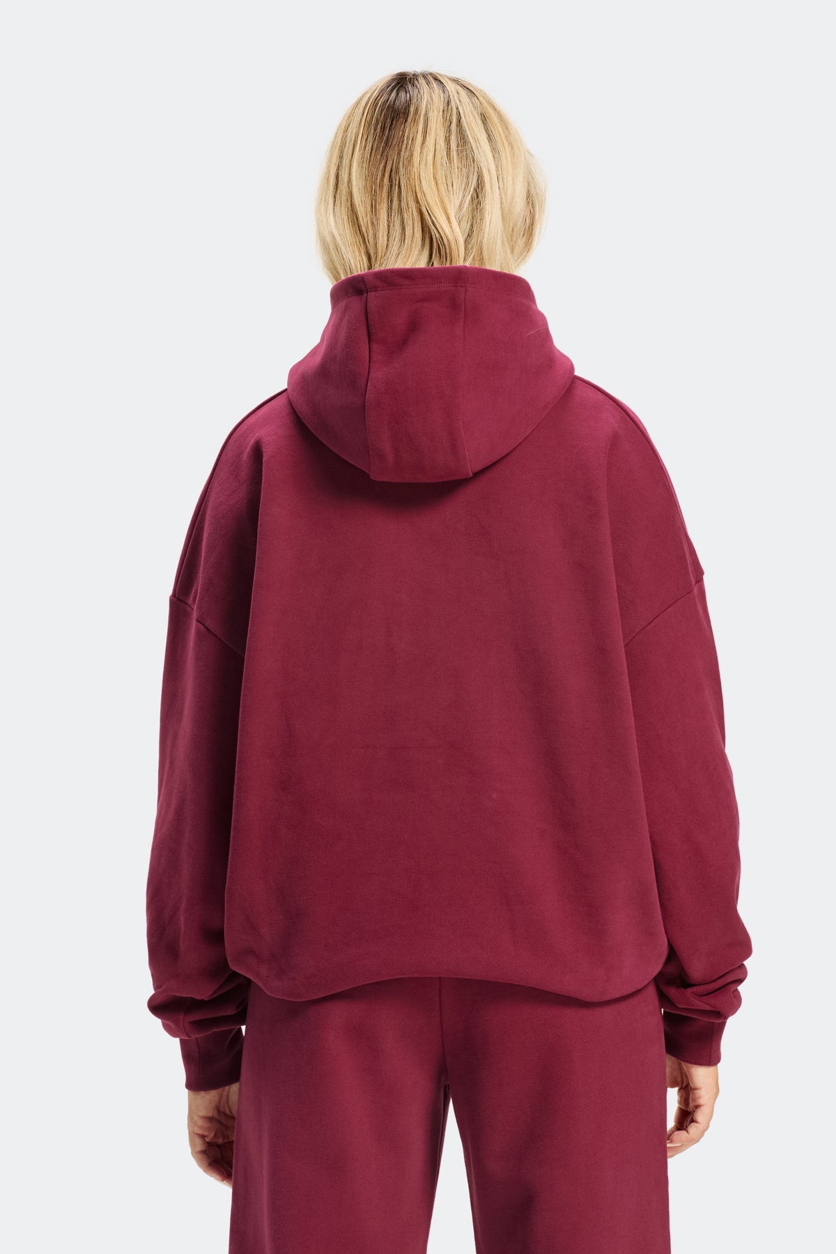 Form Fleece Hood - Merlot