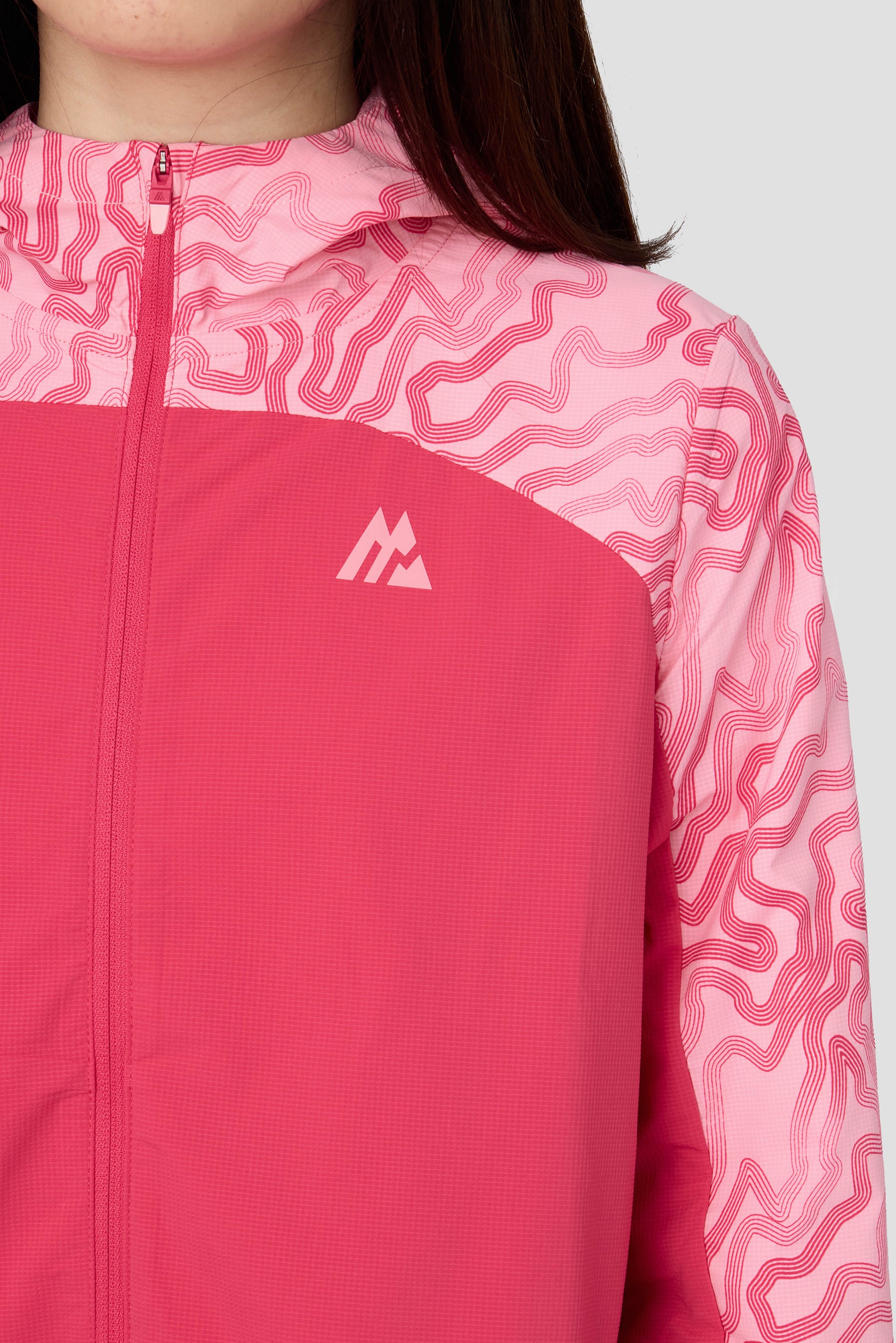 Girls Spin Windbreaker - Bouquet/Sweet Pink
