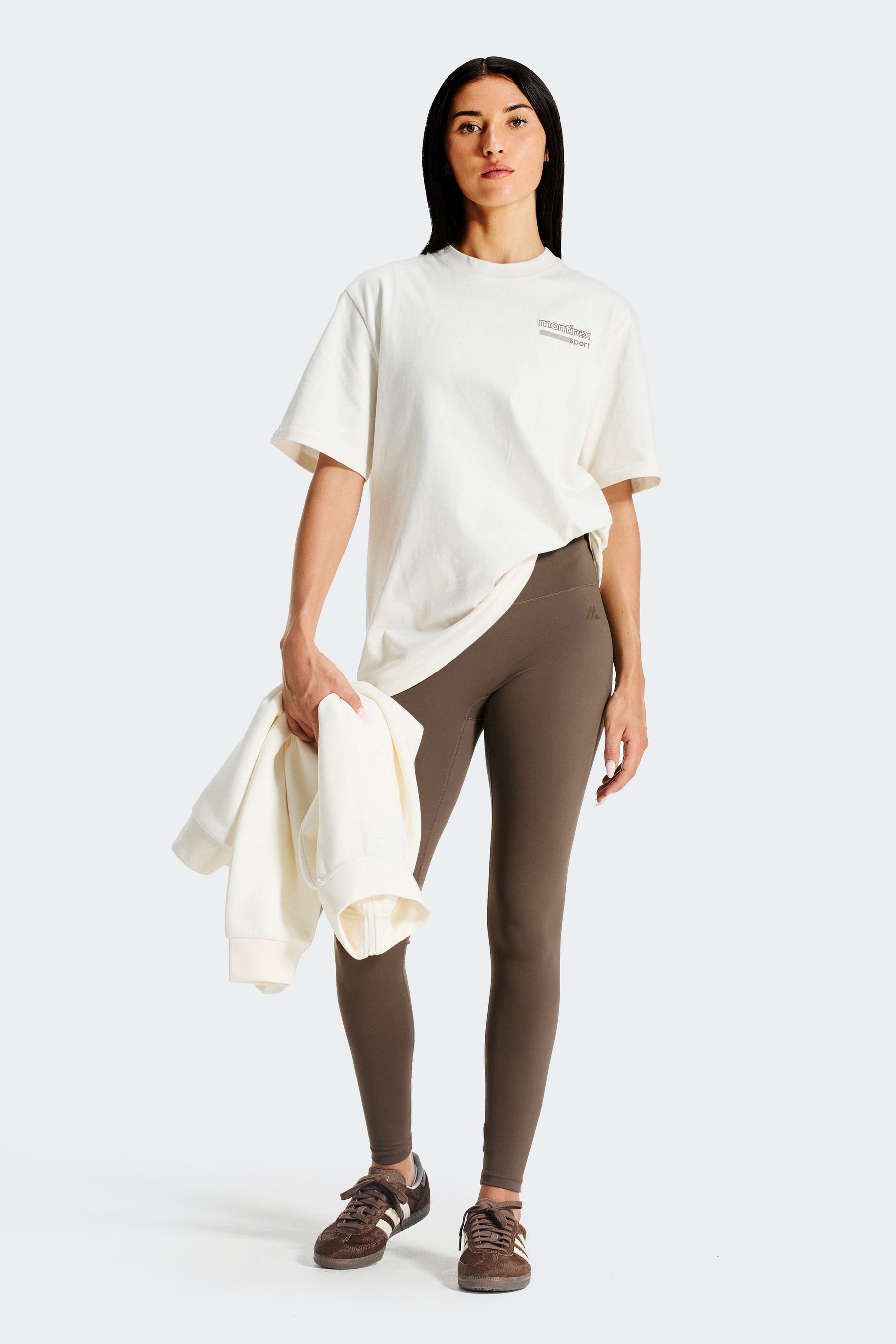 Track Graphic T-Shirt - Vanilla