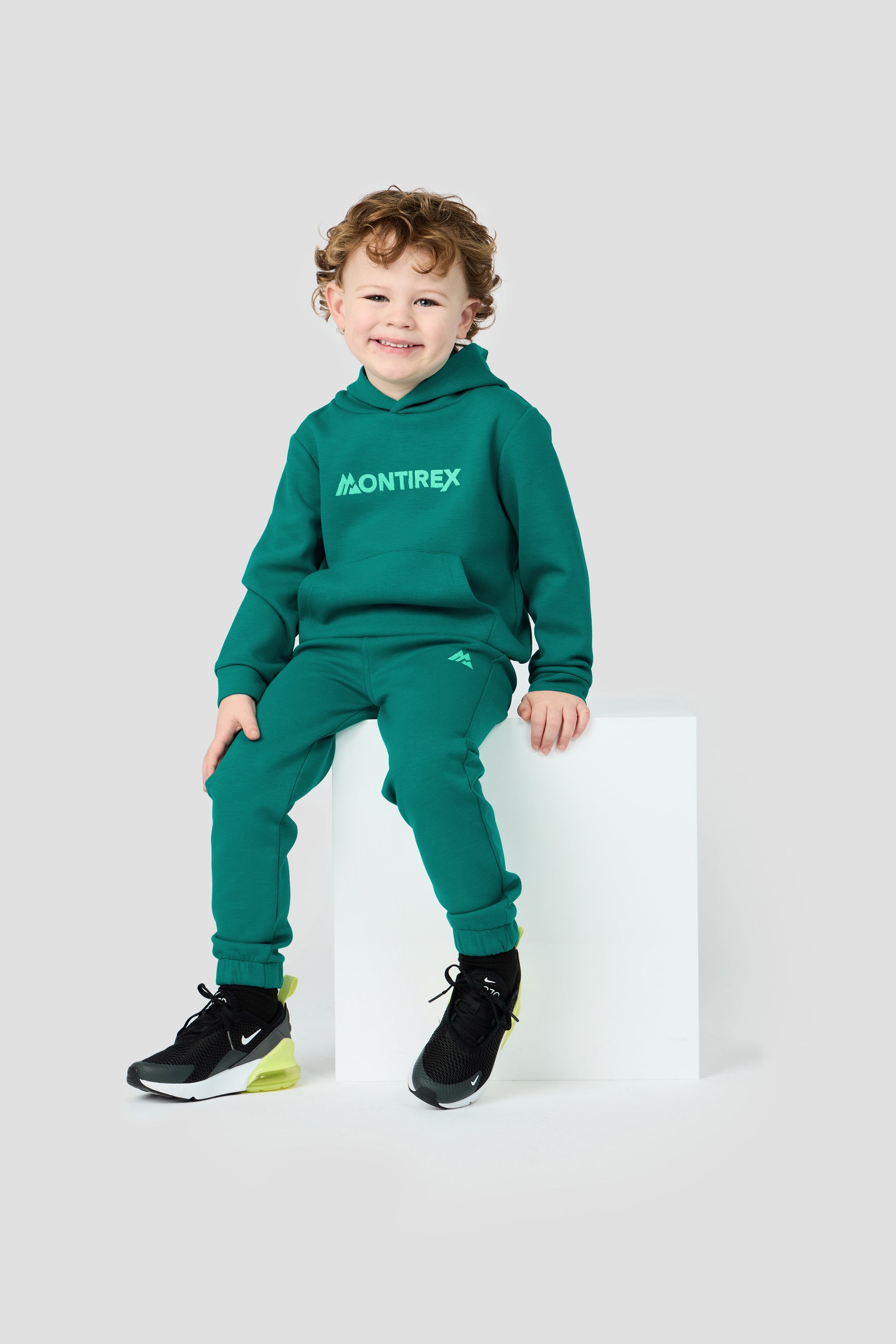 Infant Boys Explore Hood/Jogger - Lagoon Green