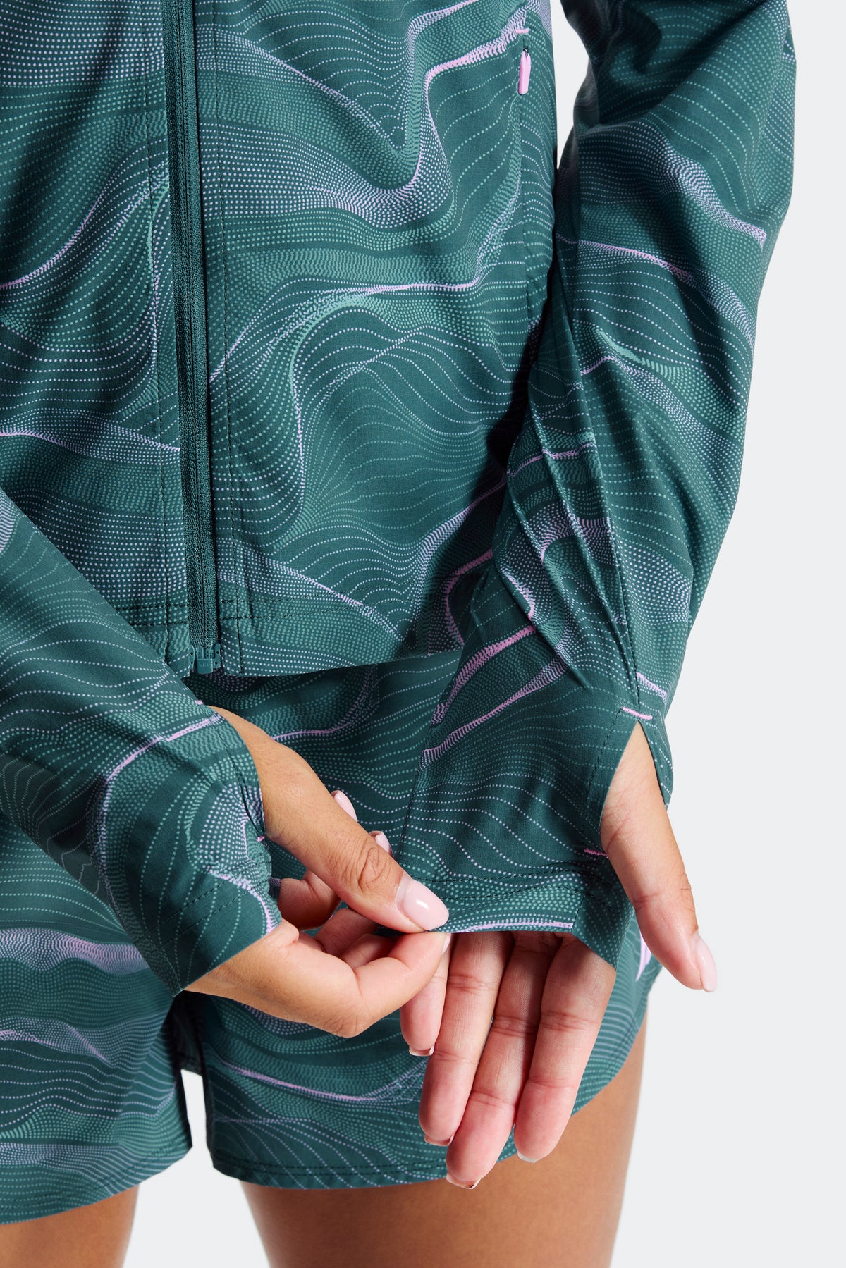 Bora Windbreaker - Winter Teal/Powder Pink/Frosted Teal