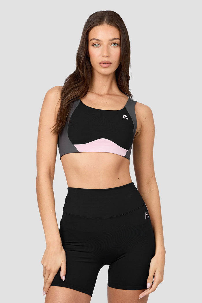 Vision Bra - Black/Asphalt/Light Pink