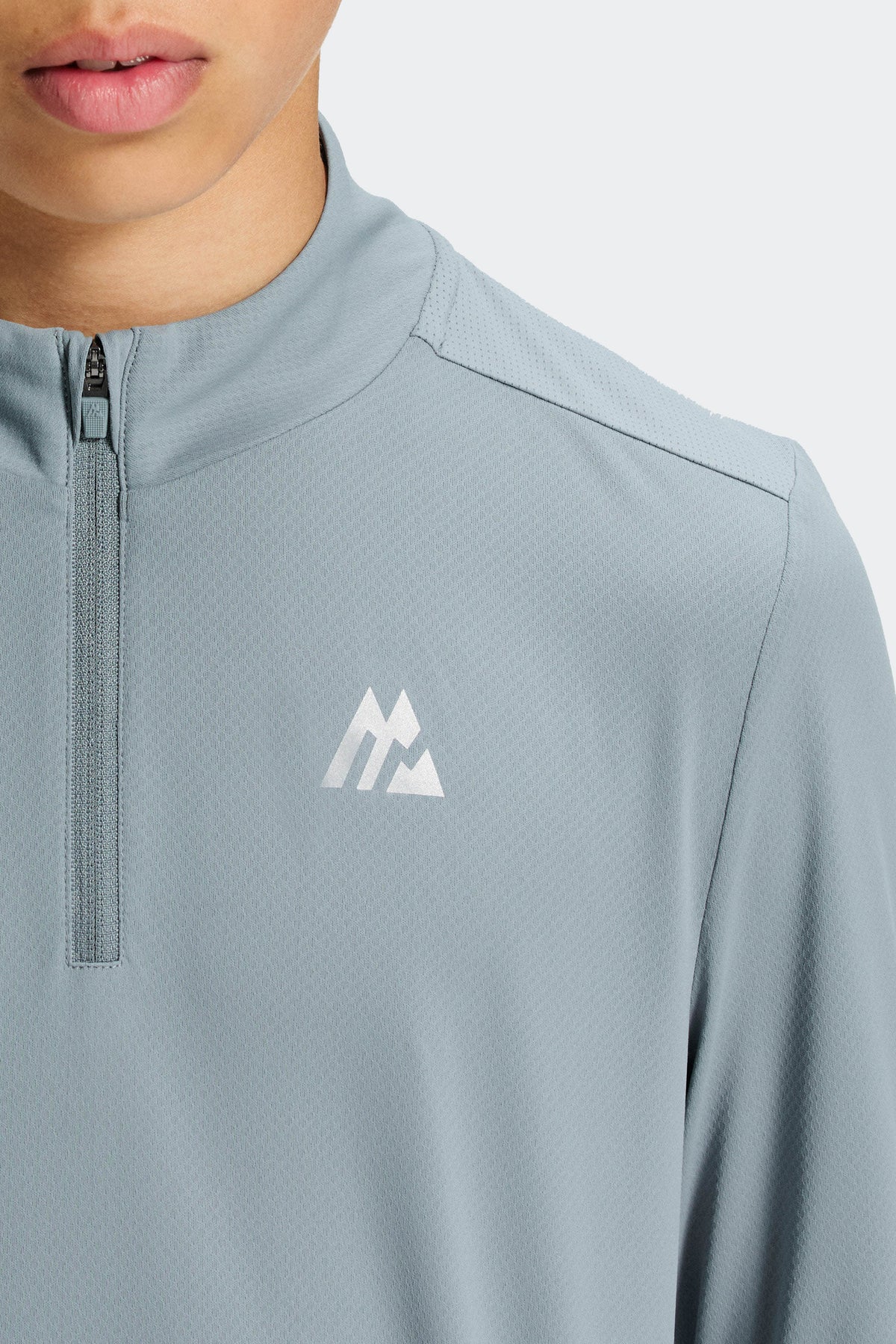 Boys Delta 1/4 Zip - Steel
