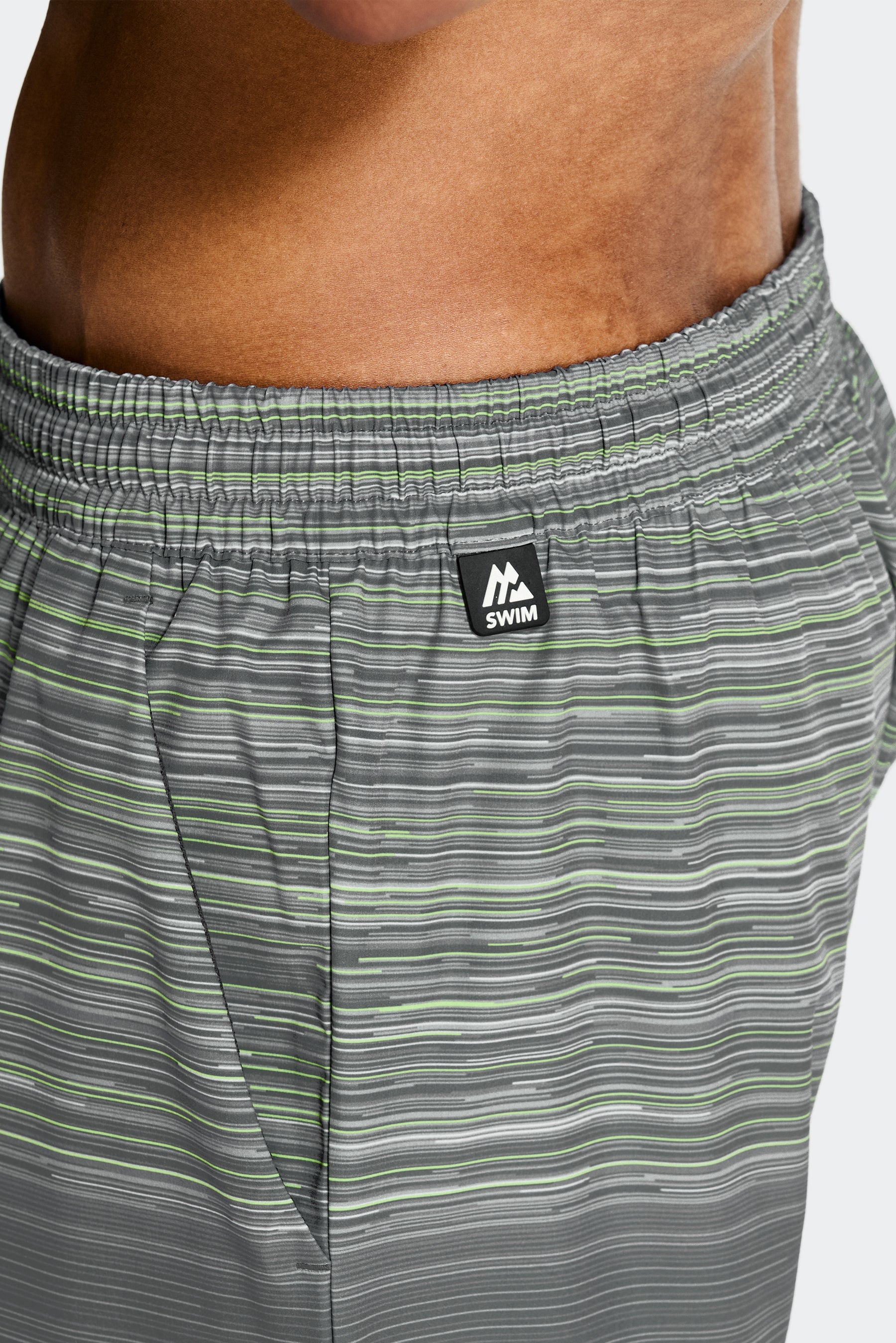 Trail Swim Short - Neon Green/Asphalt