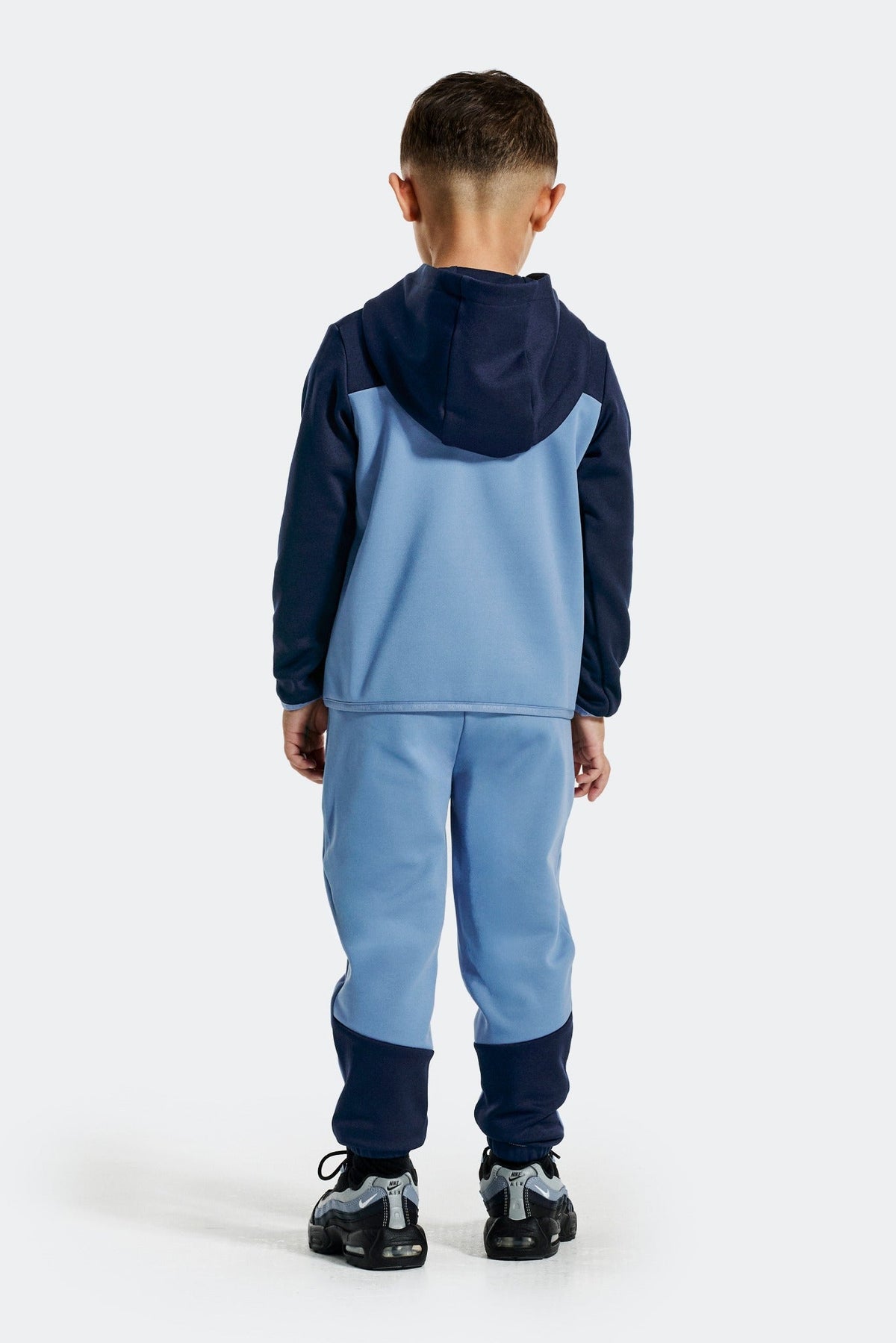 Infant Boys Align Hood/Jogger Set - Summit Blue/Navy Shadow